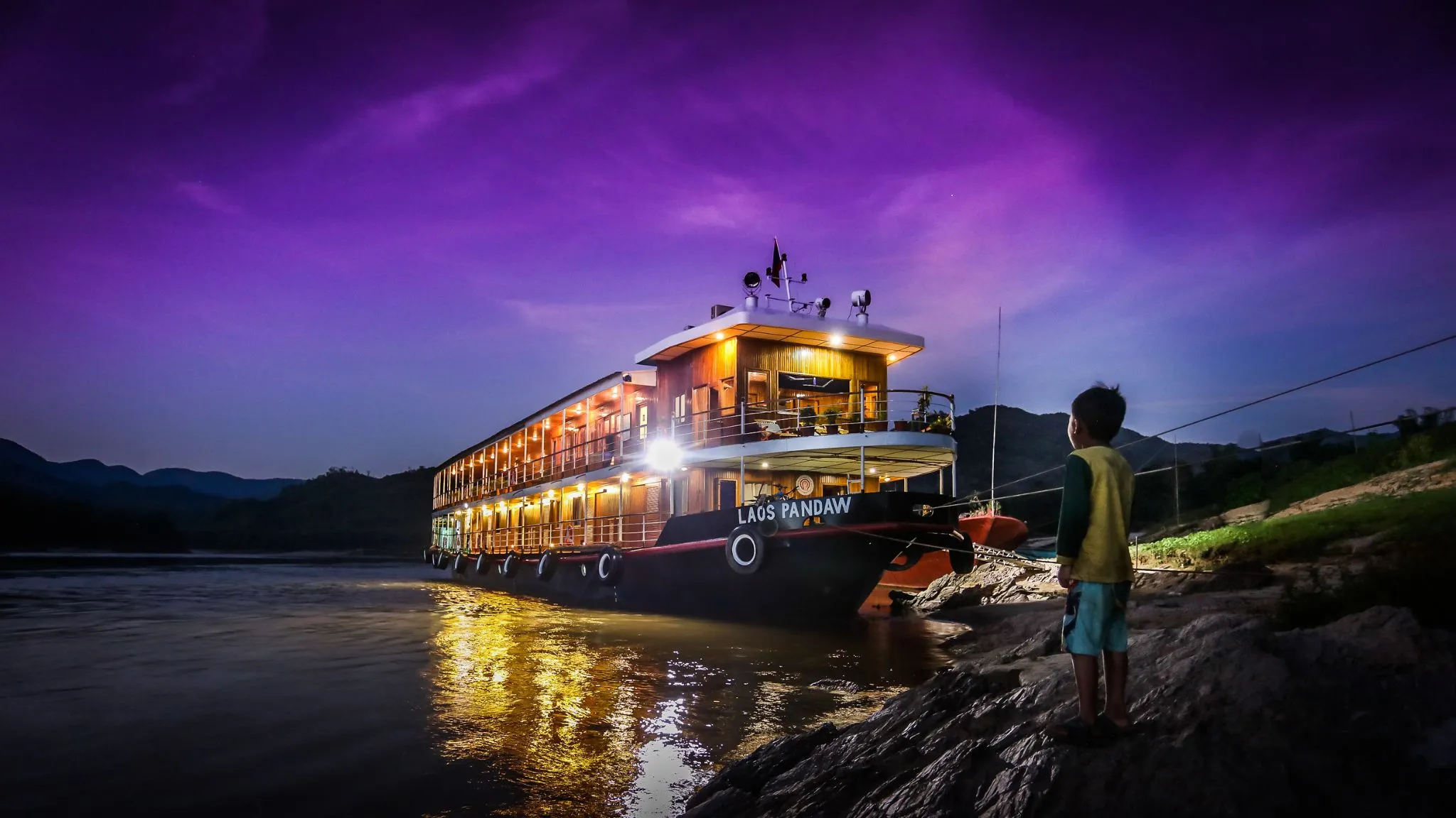 Cruise Docking By The River