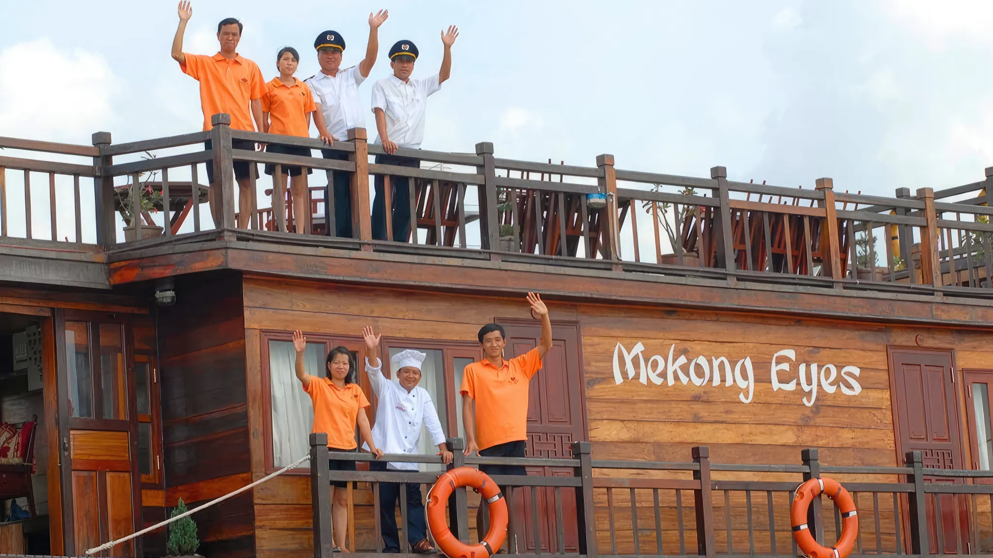 Warm welcome from the staff