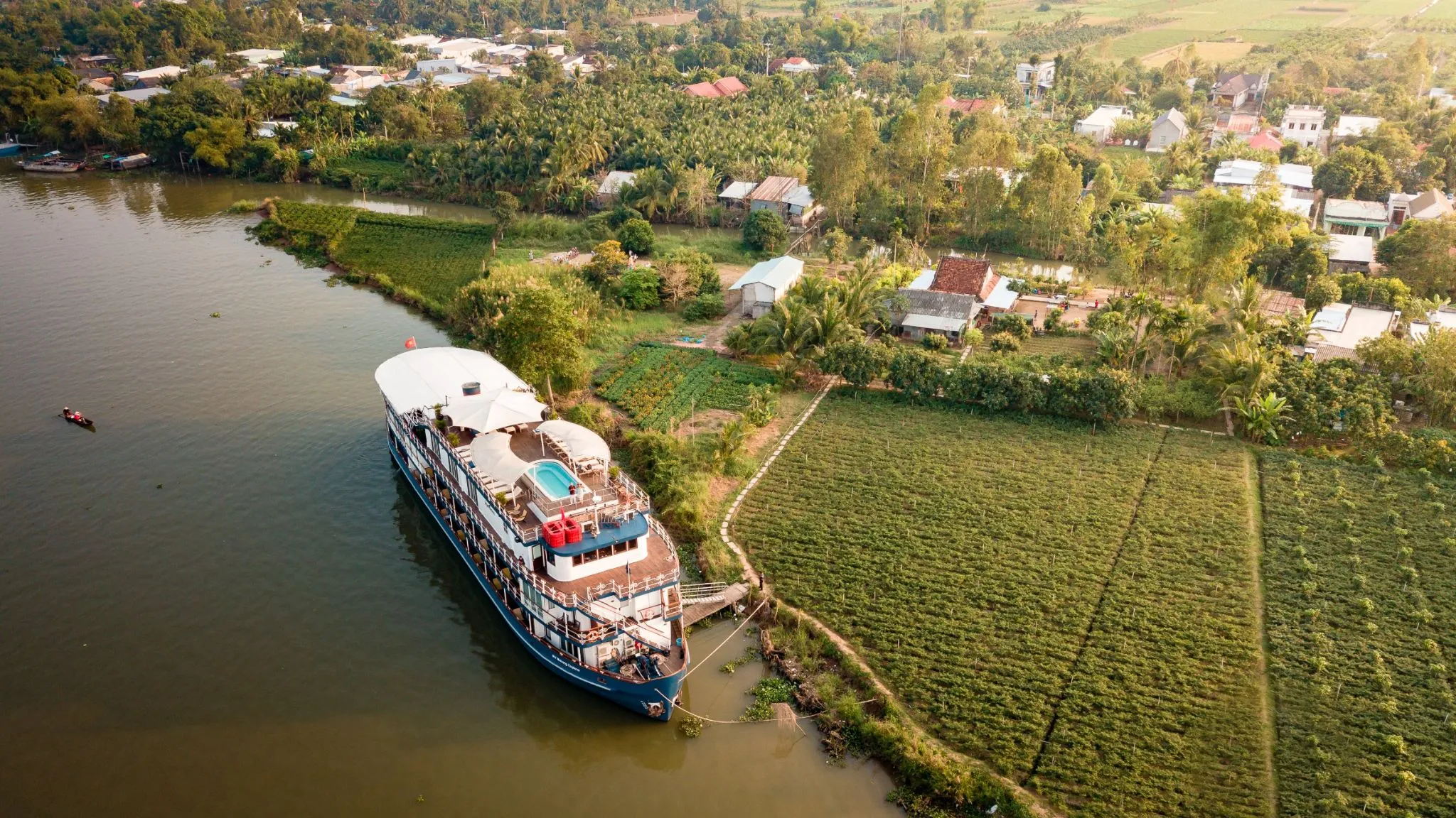 Docking By The Mekong Delta