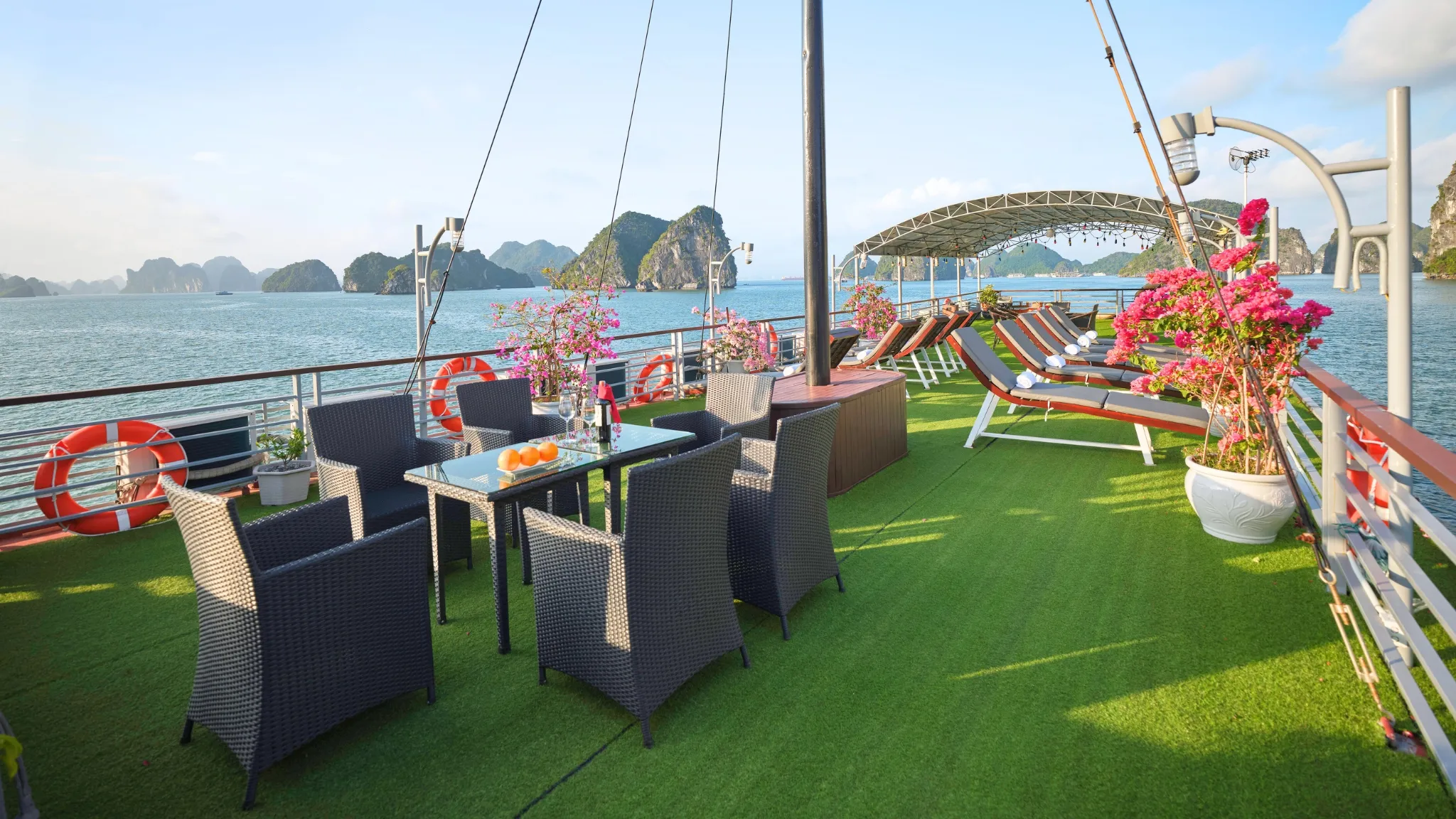 Enjoy the Panoramic view of Halong Bay