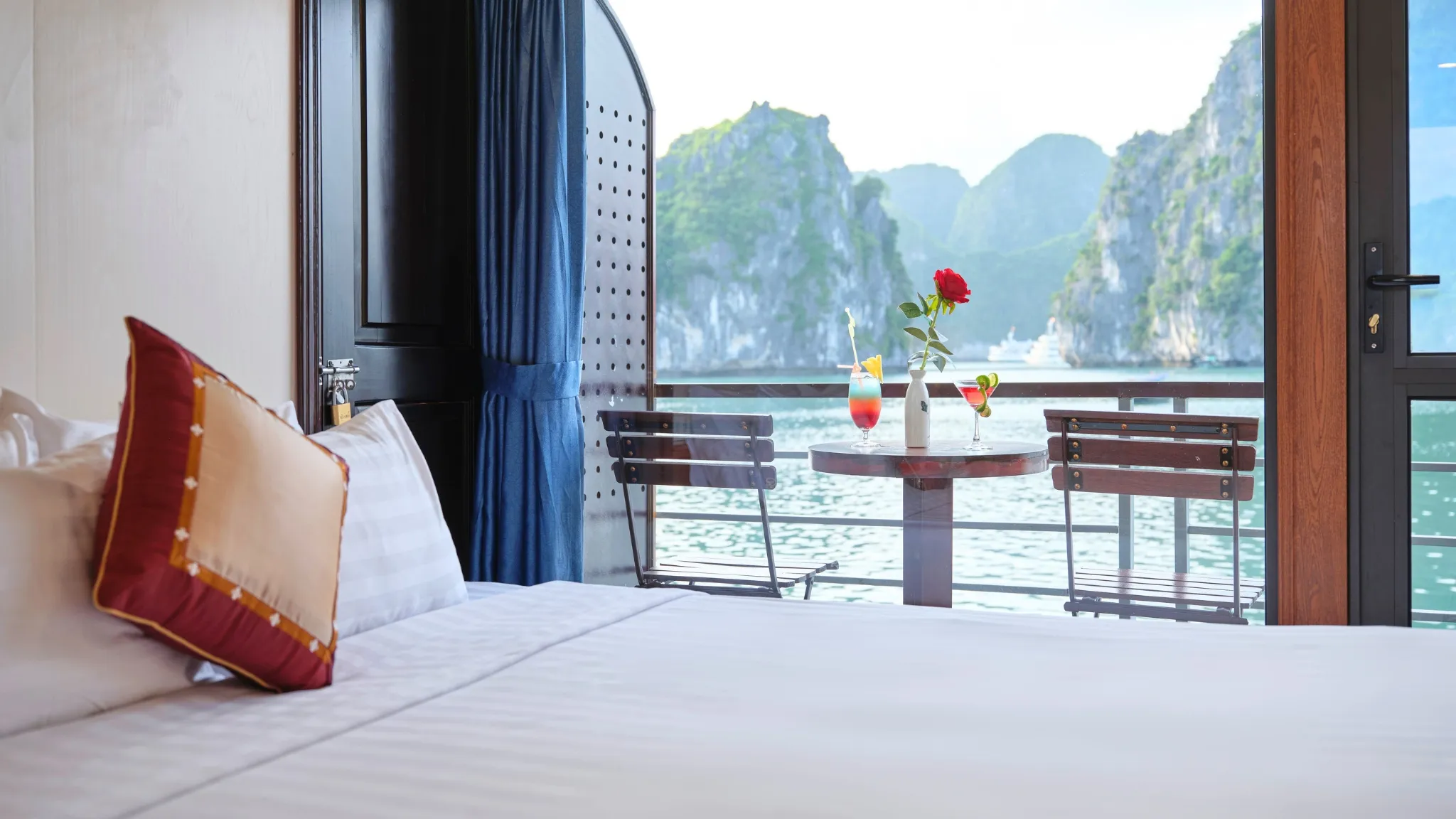 Stunning bay view from Private Balcony