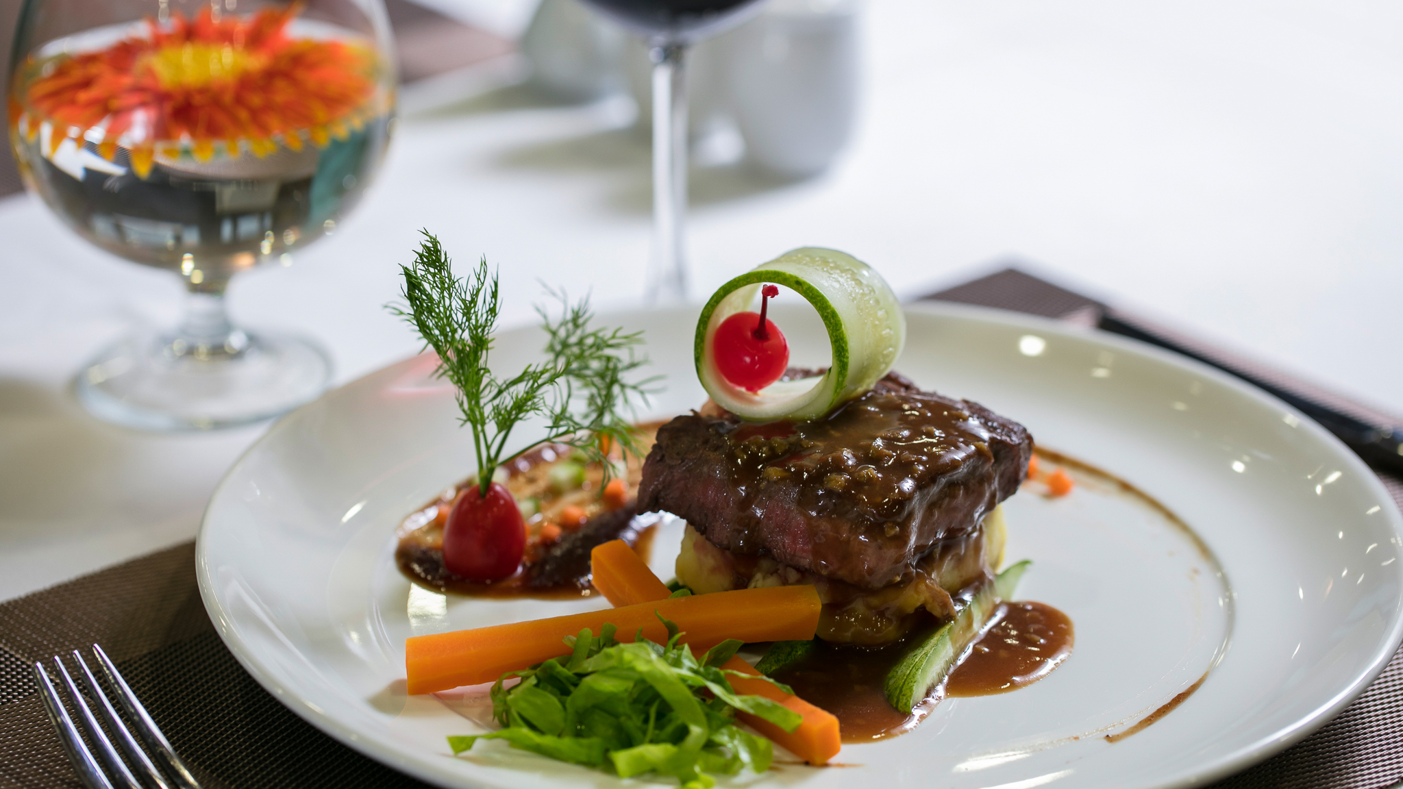 The mouth-watering main dish