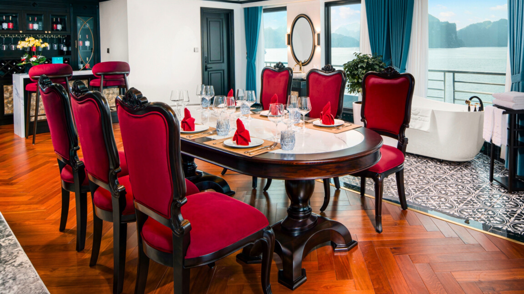 Exclusive dining area