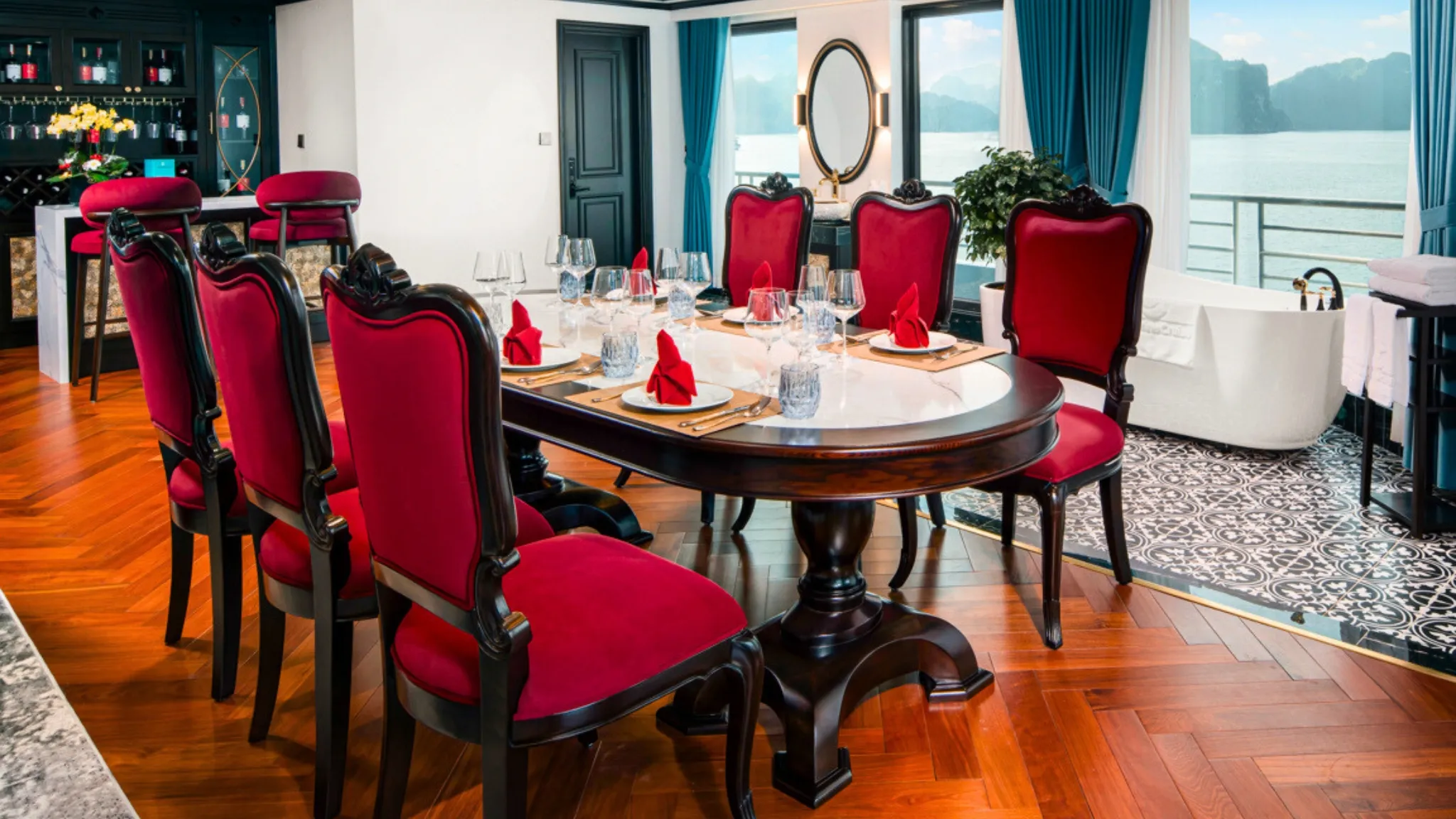 Exclusive dining area