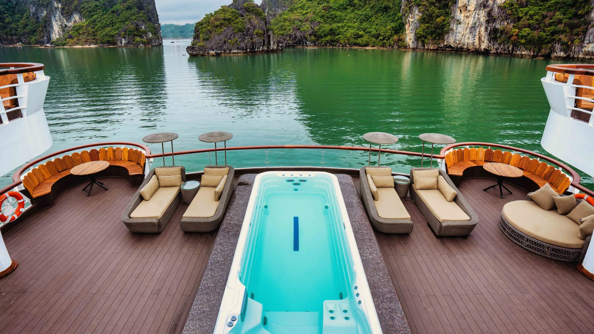 A large Jacuzzi Pool