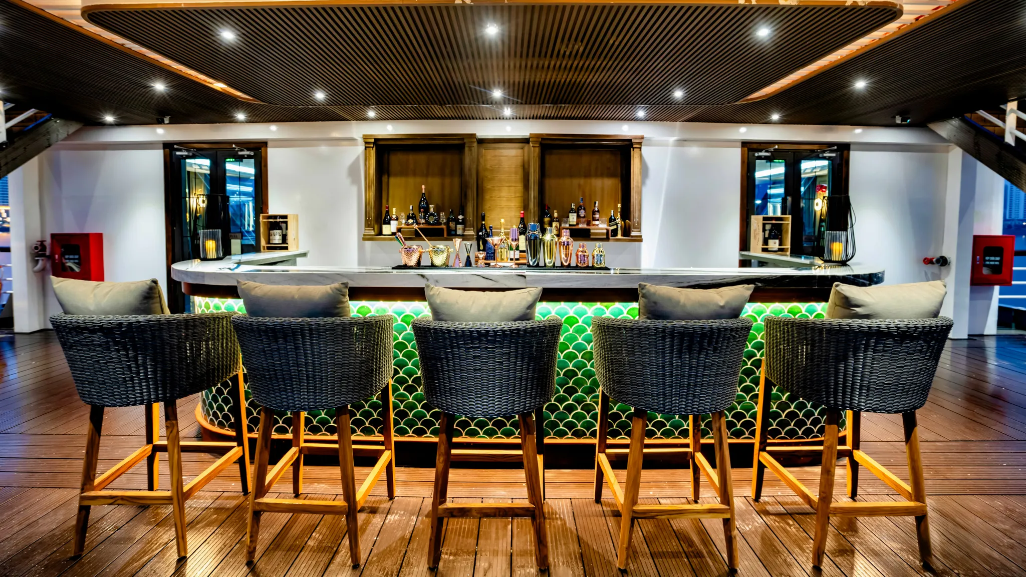 Chance to relax in the bar