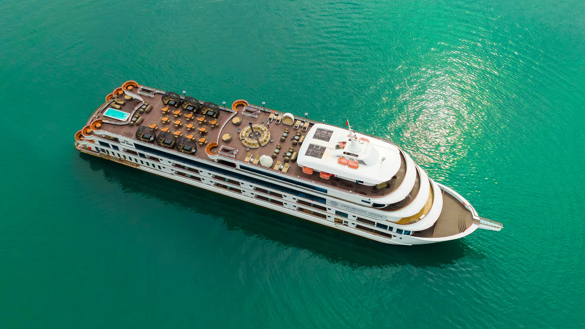 Ambassador Day cruise from the top