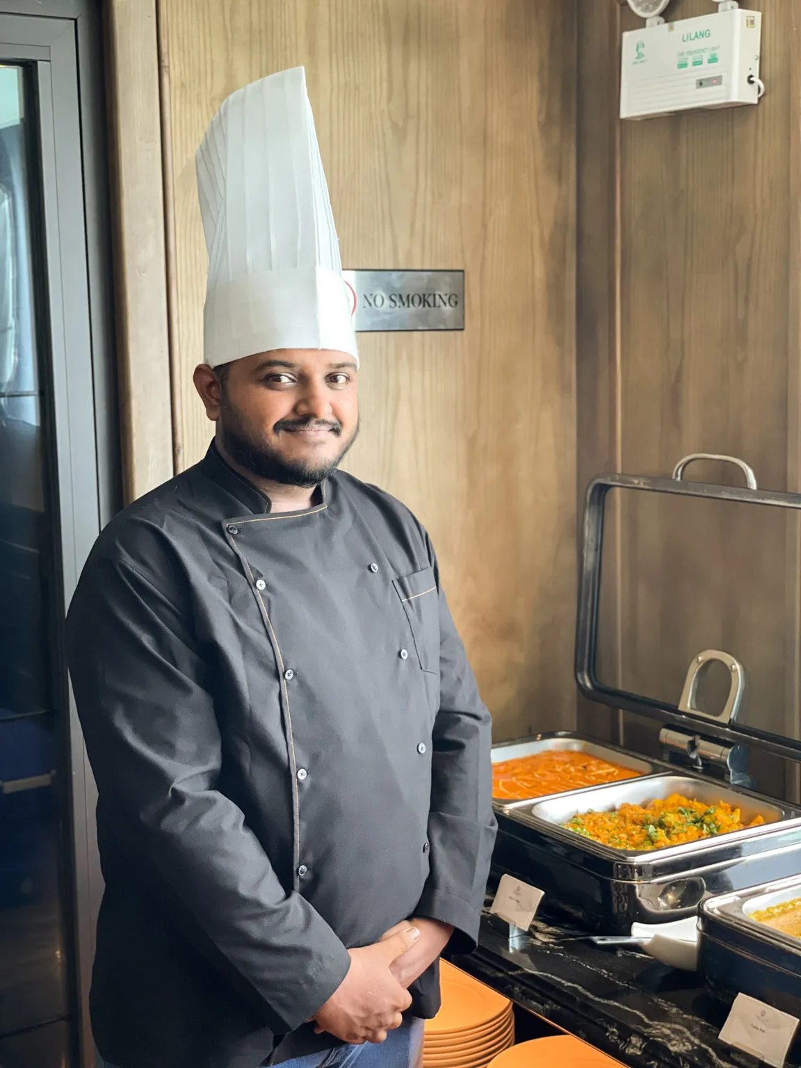 Indian Food is also served onboard