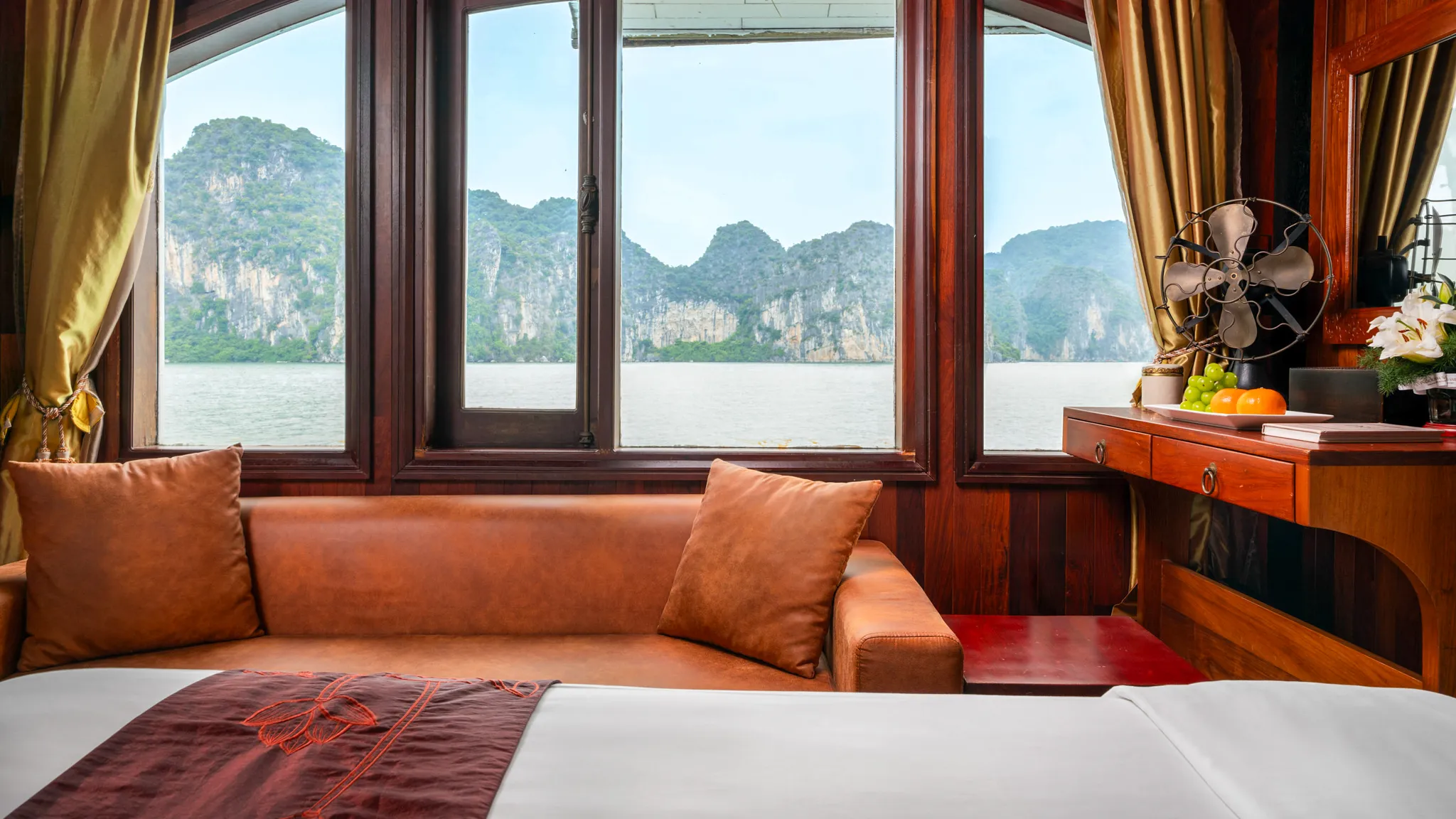 Sofa by the Sea-view Window