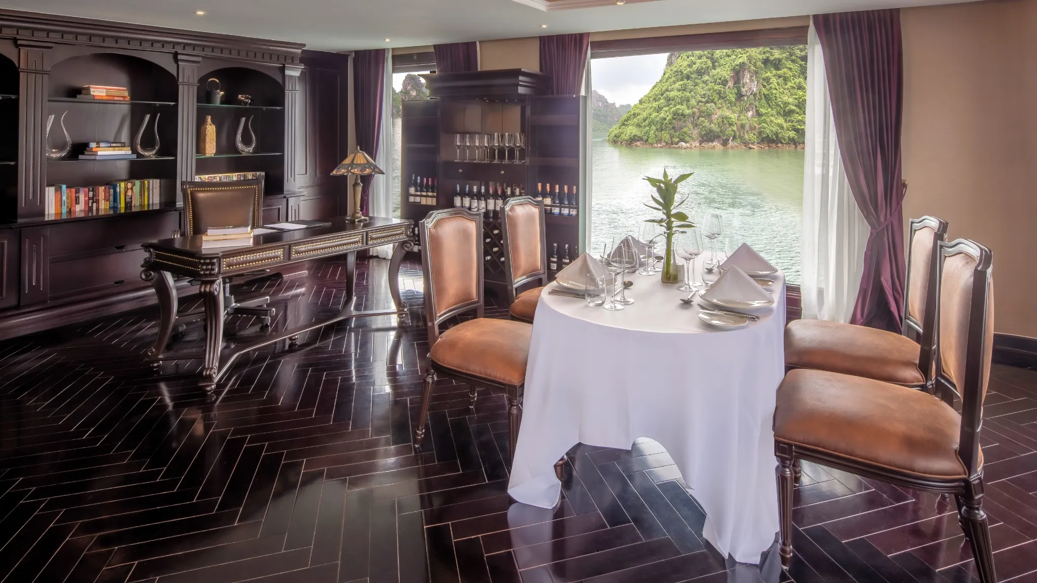 Private dining area