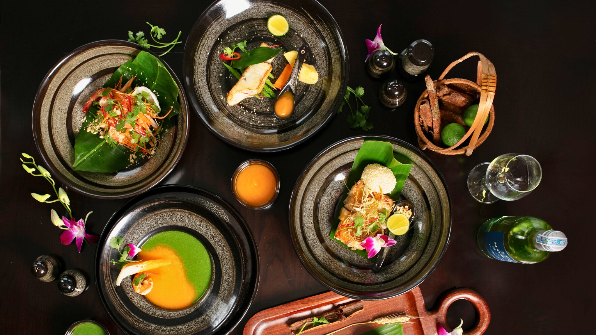 Each dish on Hermes Cruise is well-seasoned and beautifully presented.