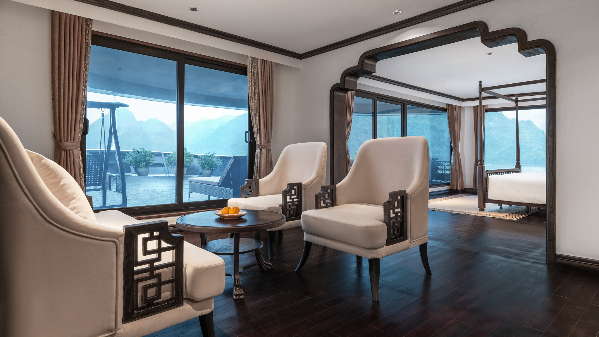 A lavish living room