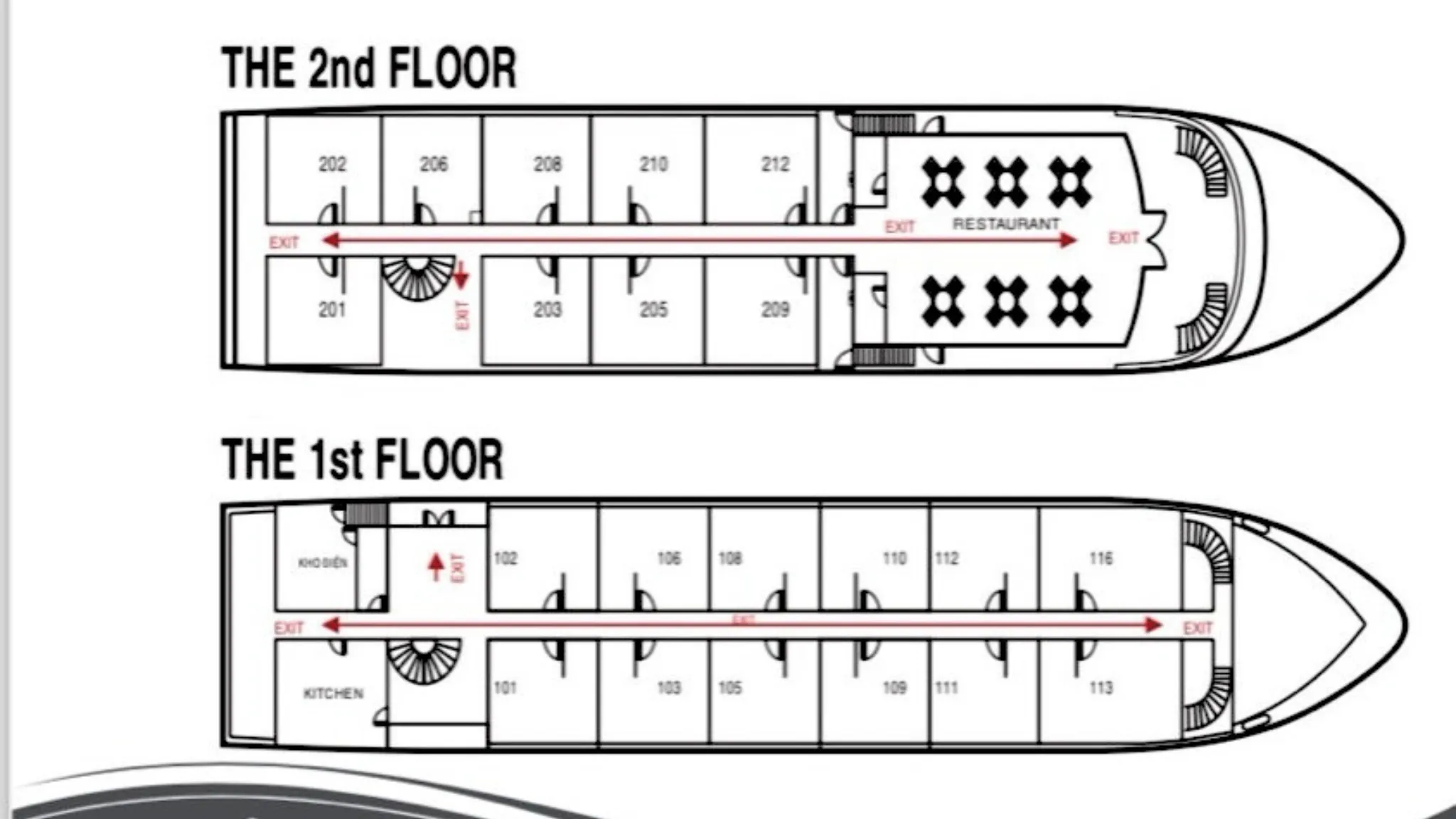 Deck Plan 1 & 2