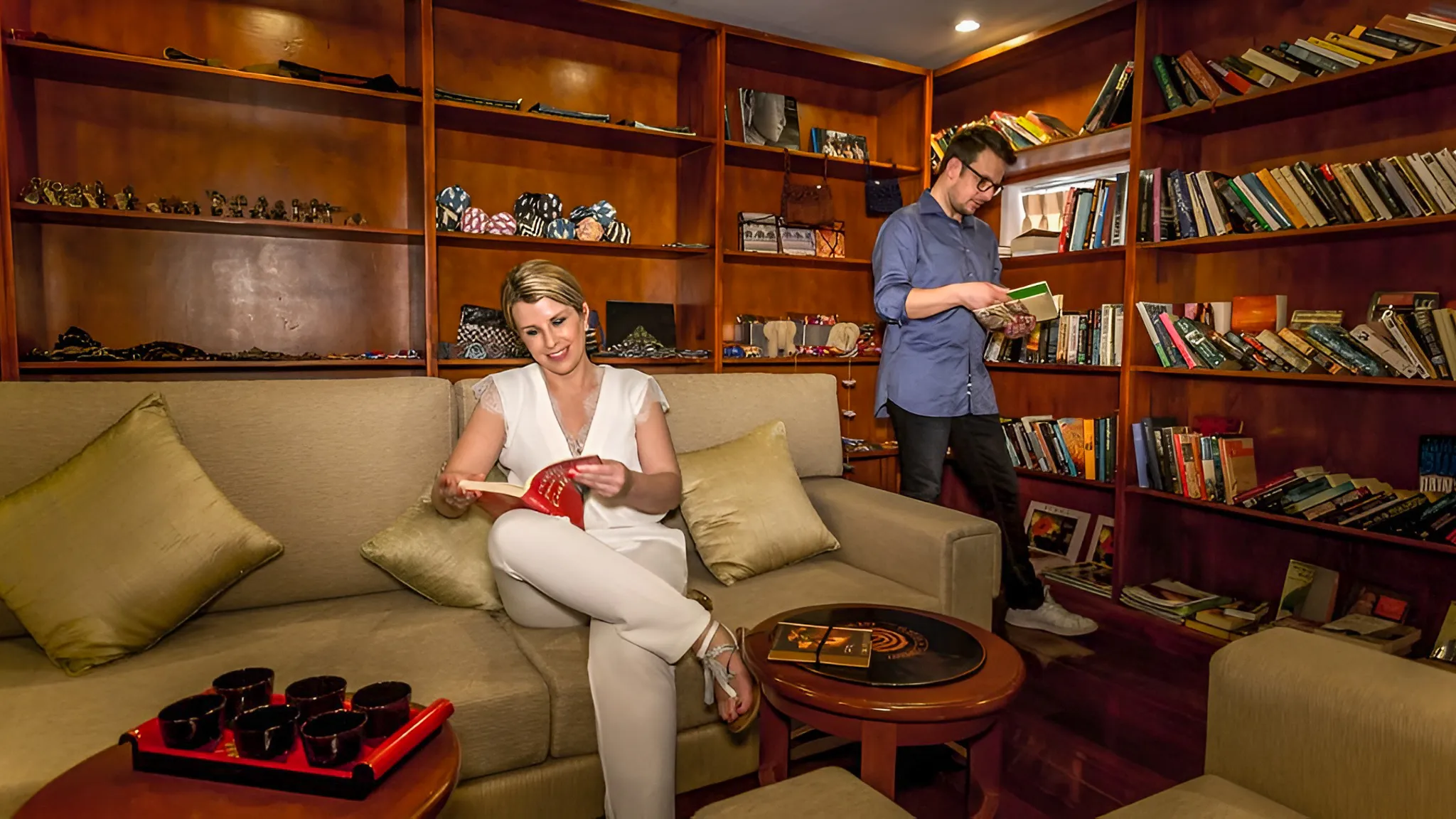Library with a wide range of books
