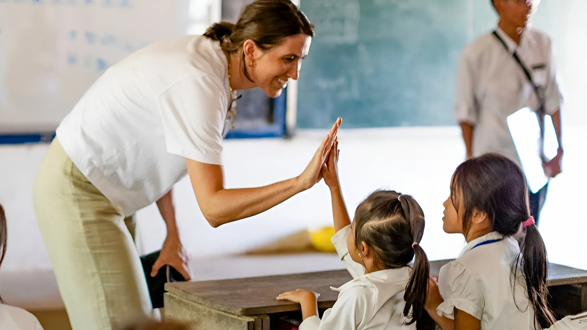 Meet Lovely Kids at Local School