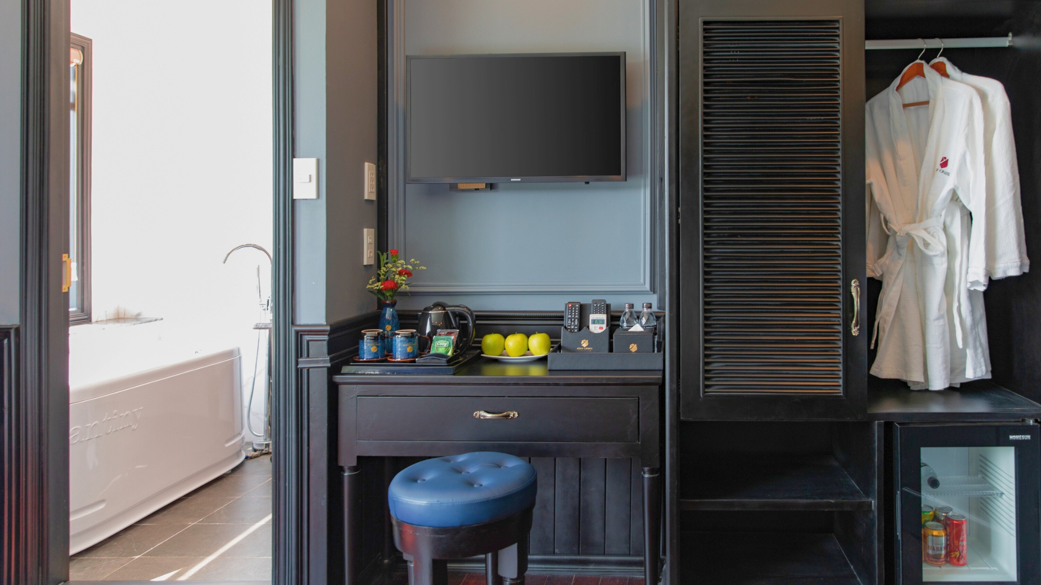 Amenities in the room