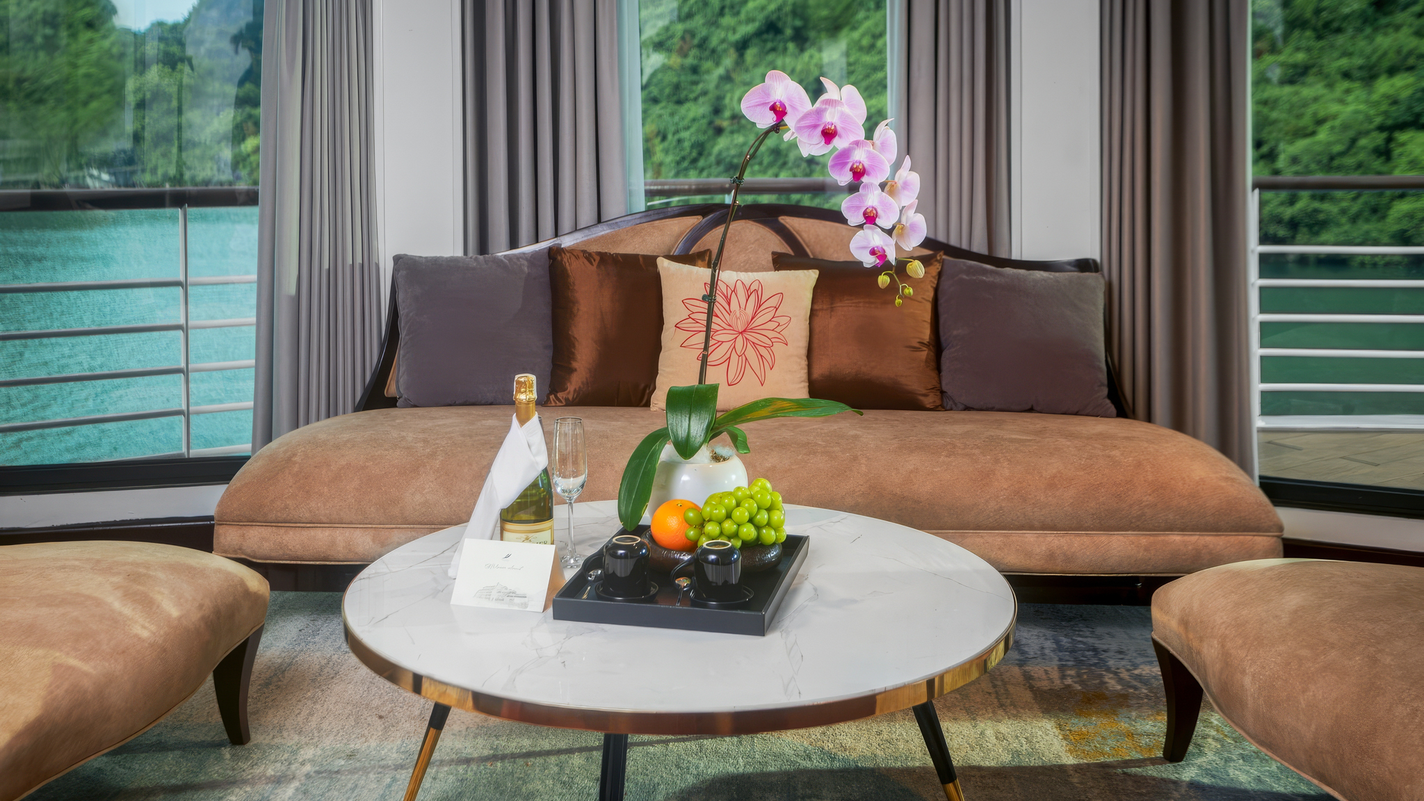 Complimentary in-room service