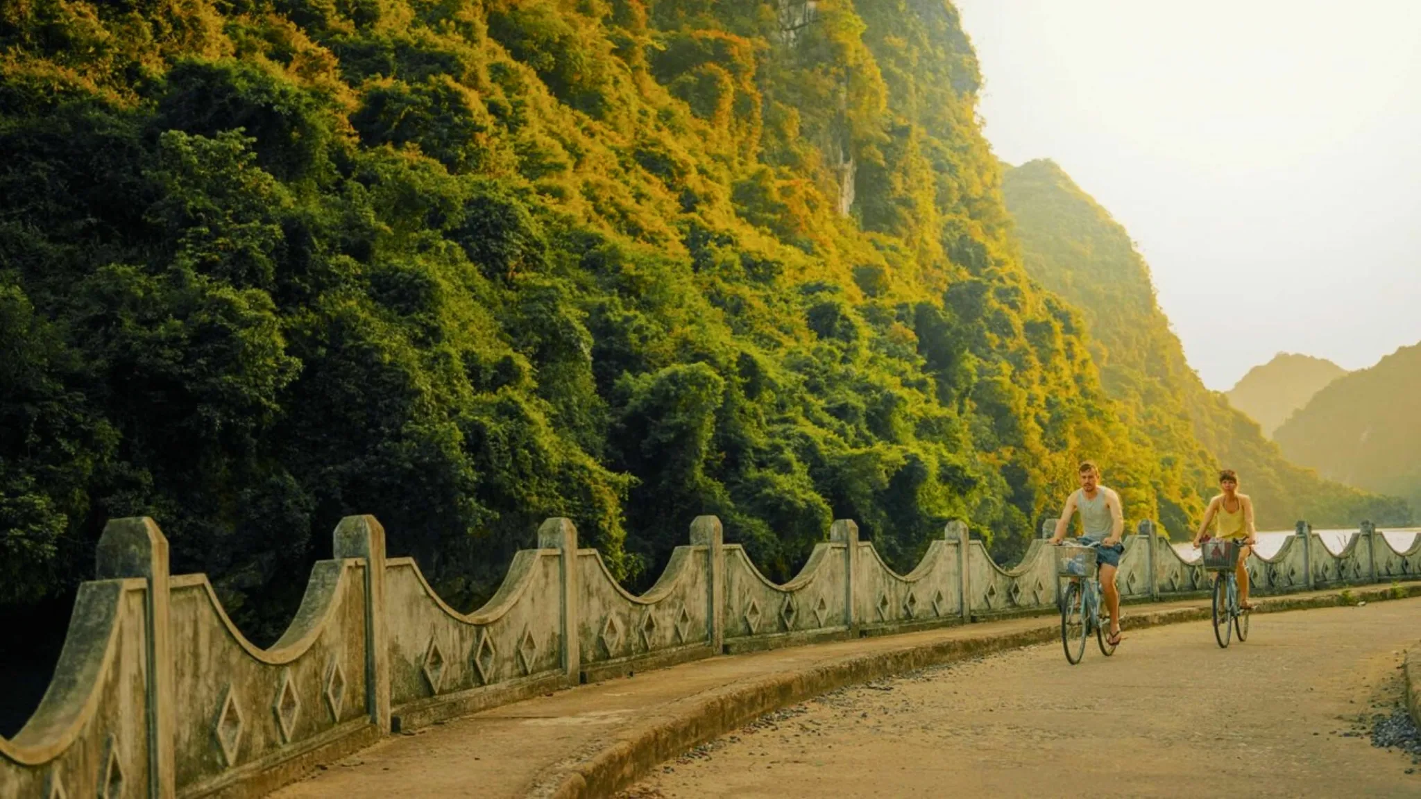 Cycling in Viet Hai Village