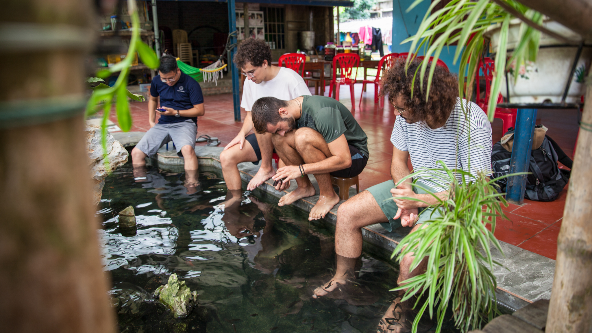 You also have the chance to get a fish foot massage after the biking excursion.