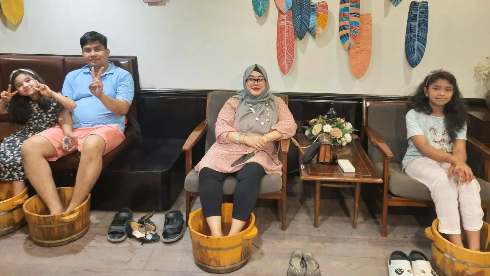 Relaxing Herbal Foot Bath