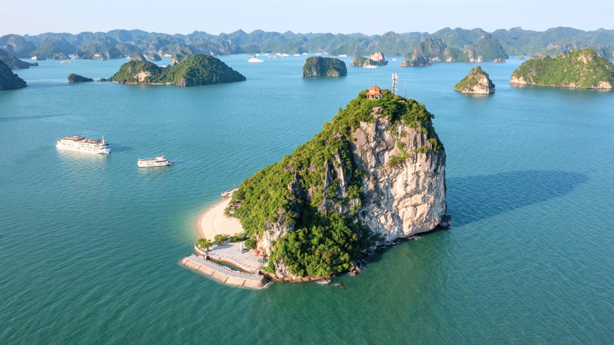 Titop Island is well-known for its sandy beaches and calm beauty.