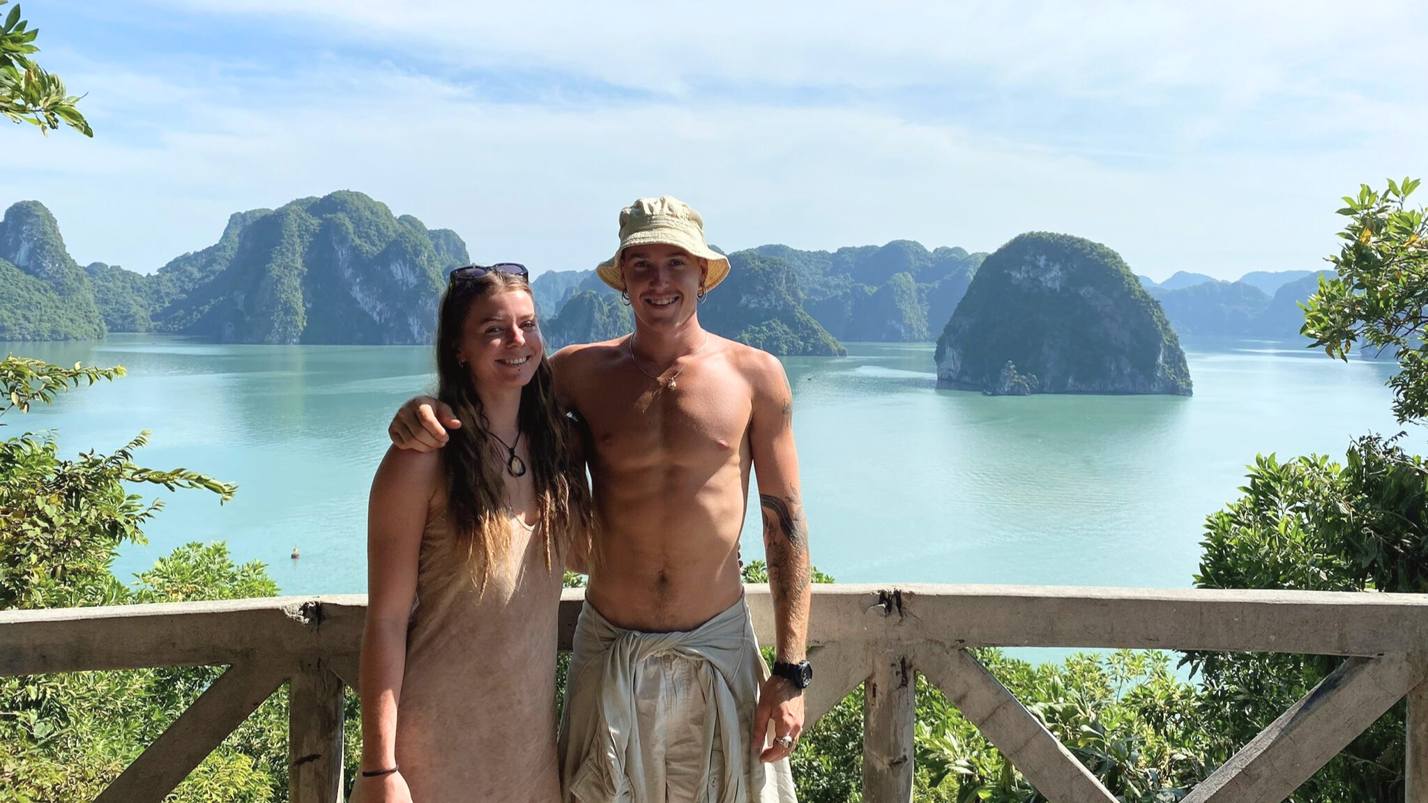 Titop Island offers stunning views of Halong Bay from its scenic vantage point