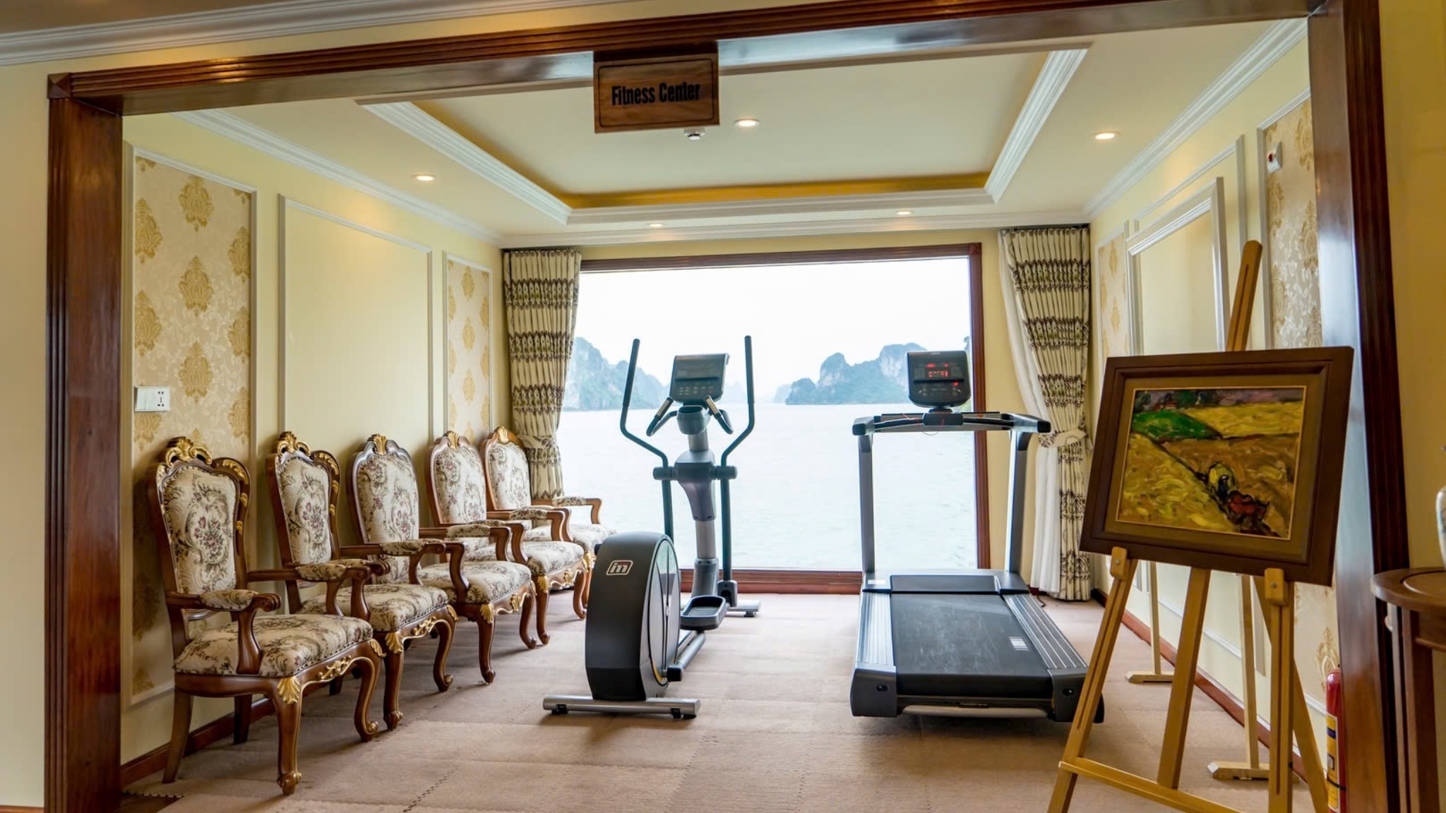 Fitness facilities are specifically intended to refresh and energize guests onboard.