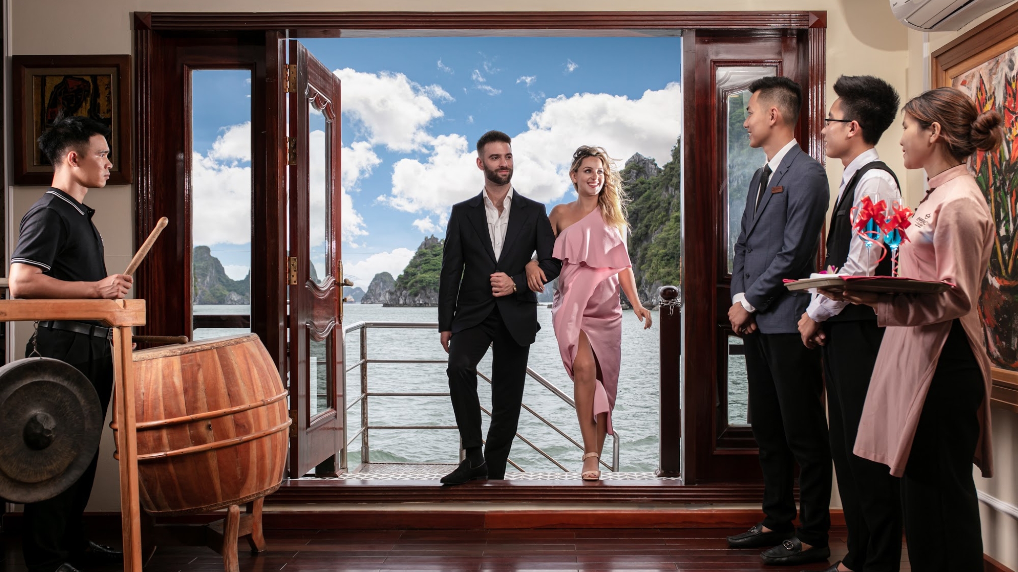 The well-trained crew team is extremely attentive to cater for discriminating customers.