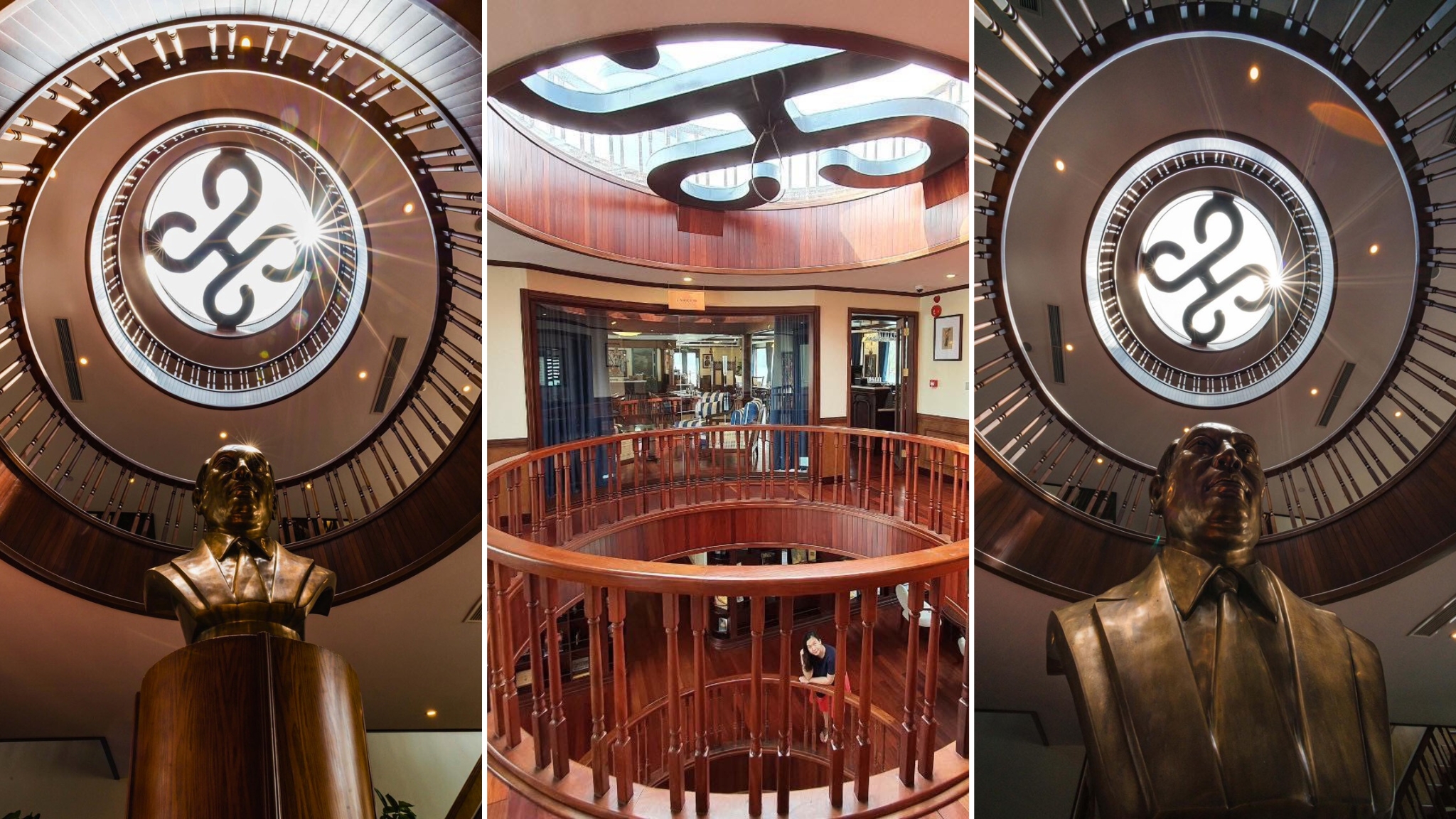 The gorgeous skylight is a pretty Instagramable spot on Heritage Binh Chuan.