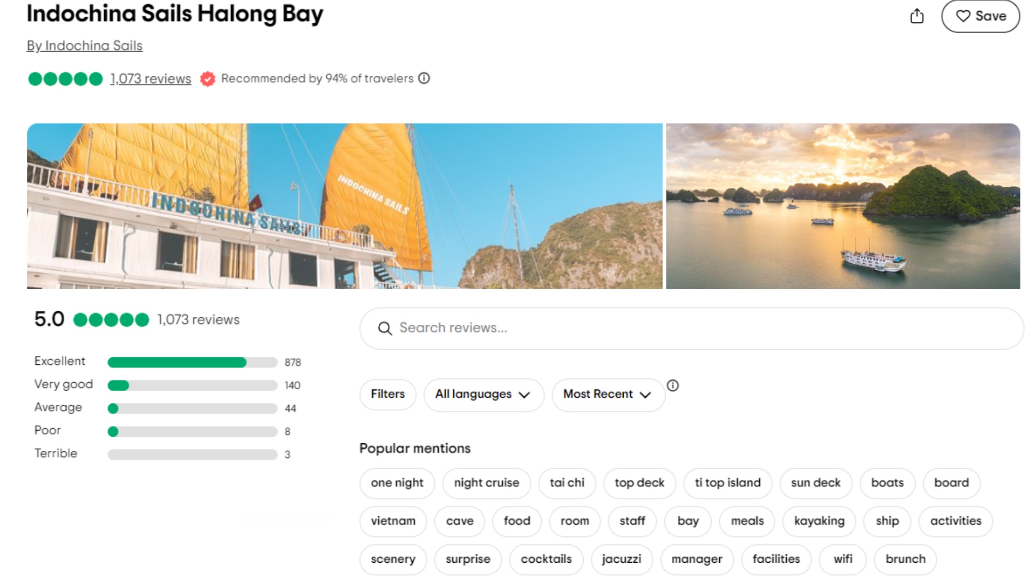 Overall, this 4-star cruise to Halong Bay is a nice option for mid-range travelers who looking for a trip of relaxation with nice service.