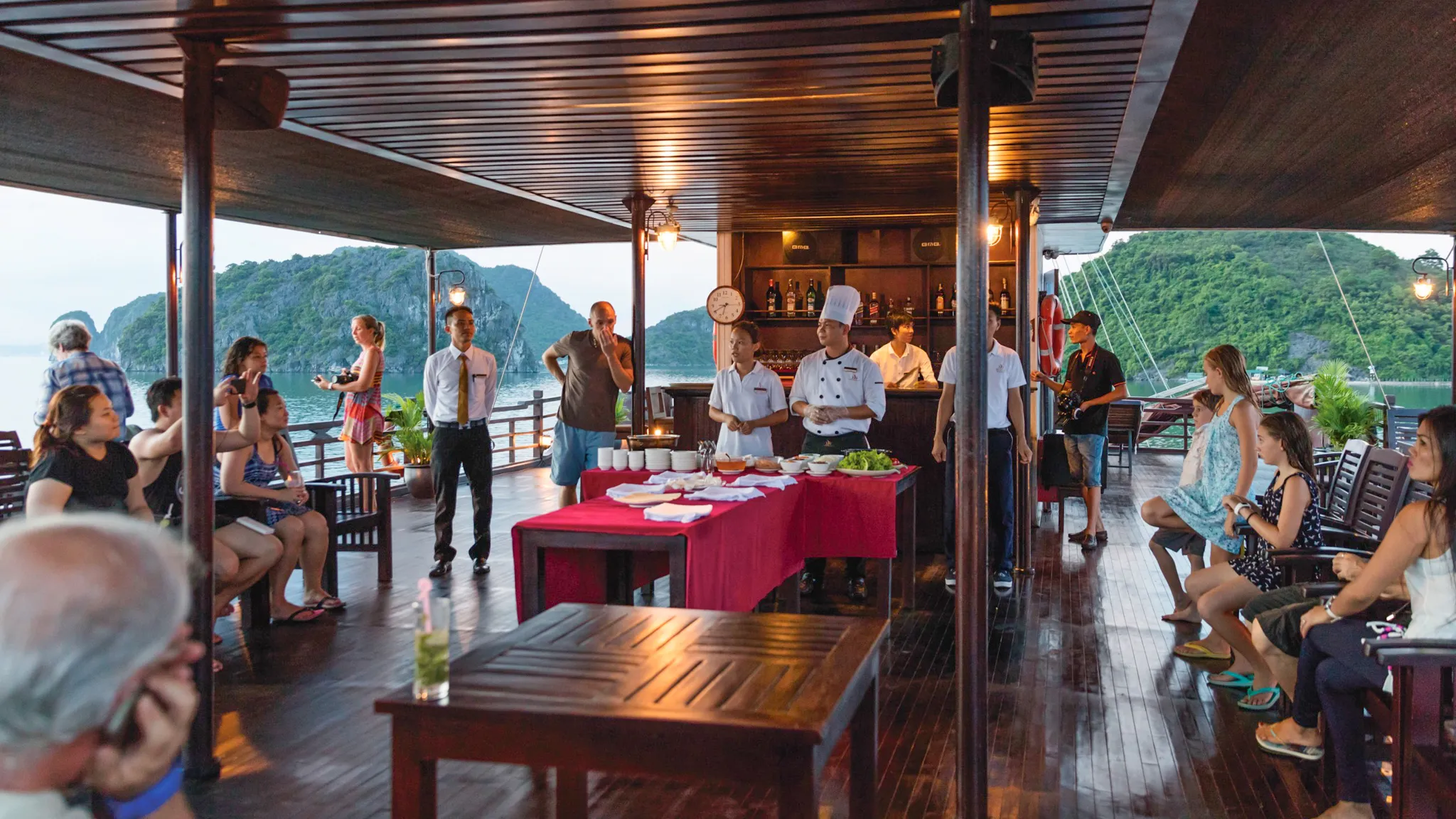 Participate in the cooking class