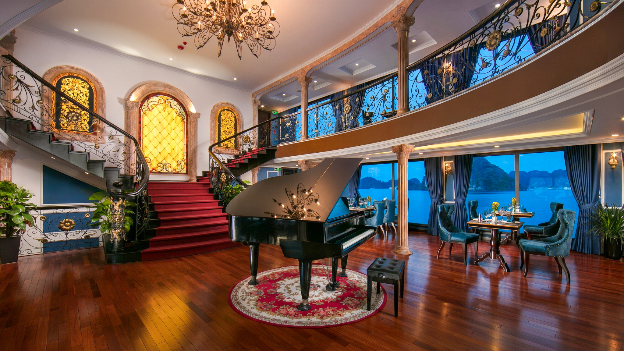The restaurant is the main highlight of Le Theatre, offering an exceptional dining experience.
