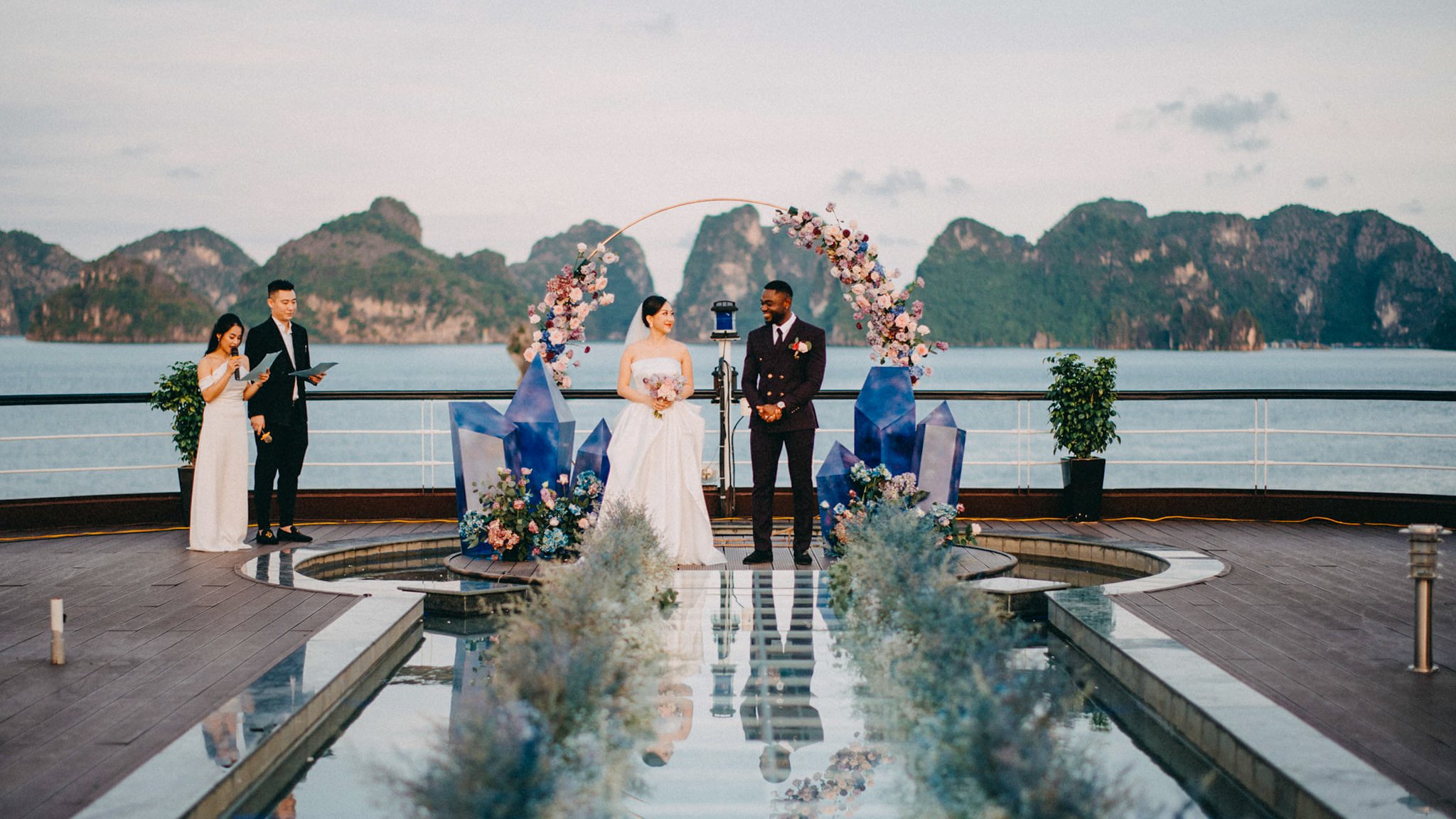 Le Theatre's spacious sundeck offers the perfect setting for events and celebrations.