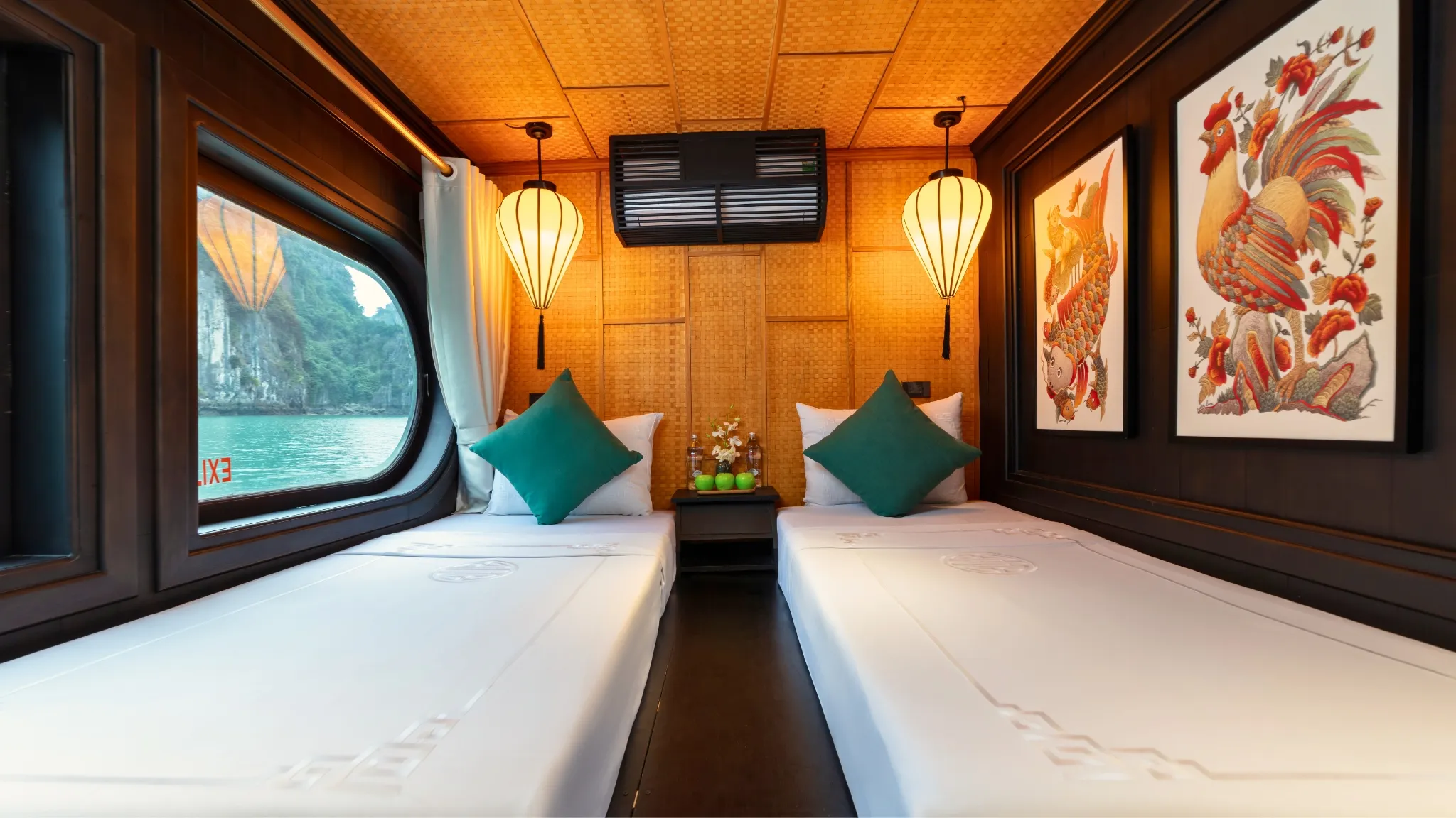 Unique Vietnamese Decoration Of Twin Room