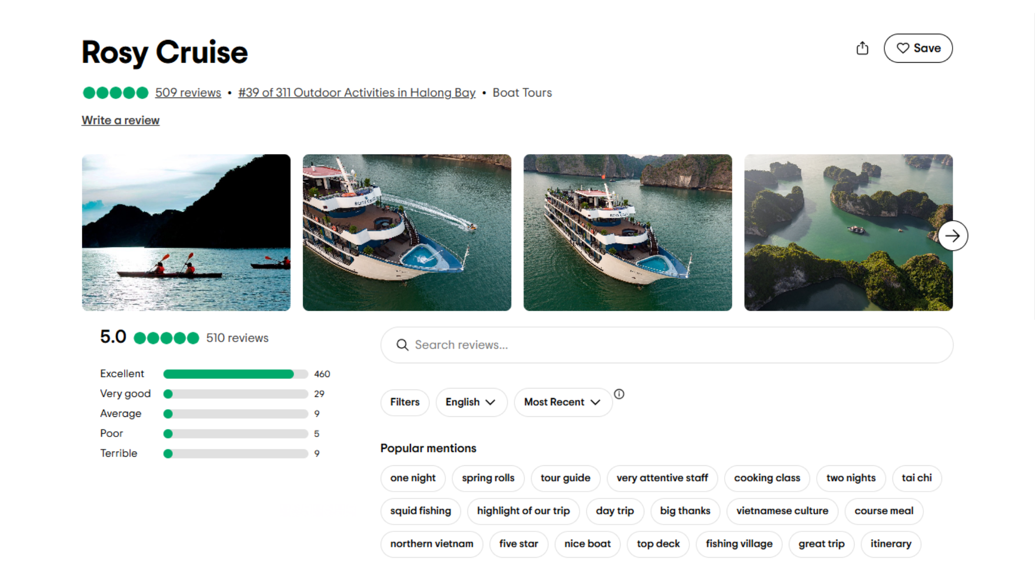 Rosy Cruise Halong Bay on Tripadvisor