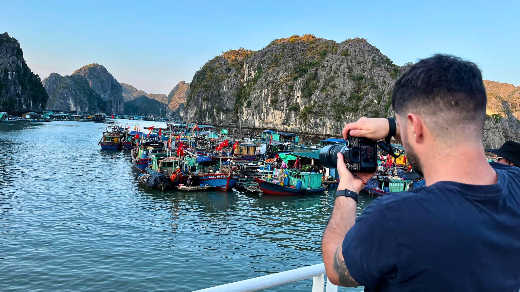 Cai Beo fishing village is the first spot on your trip with Halong Serenity Cruise.