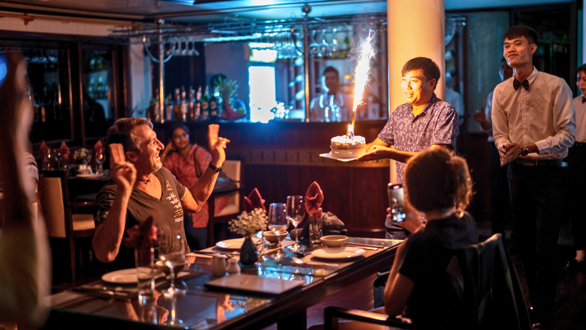 The crew team is always ready to help and adapt to guests&rsquo; requirements.