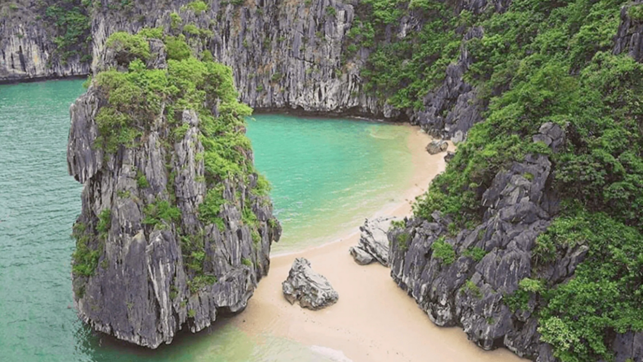 3d2n cruise gives a great chance to visit the hidden gem of Lan Ha Bay.