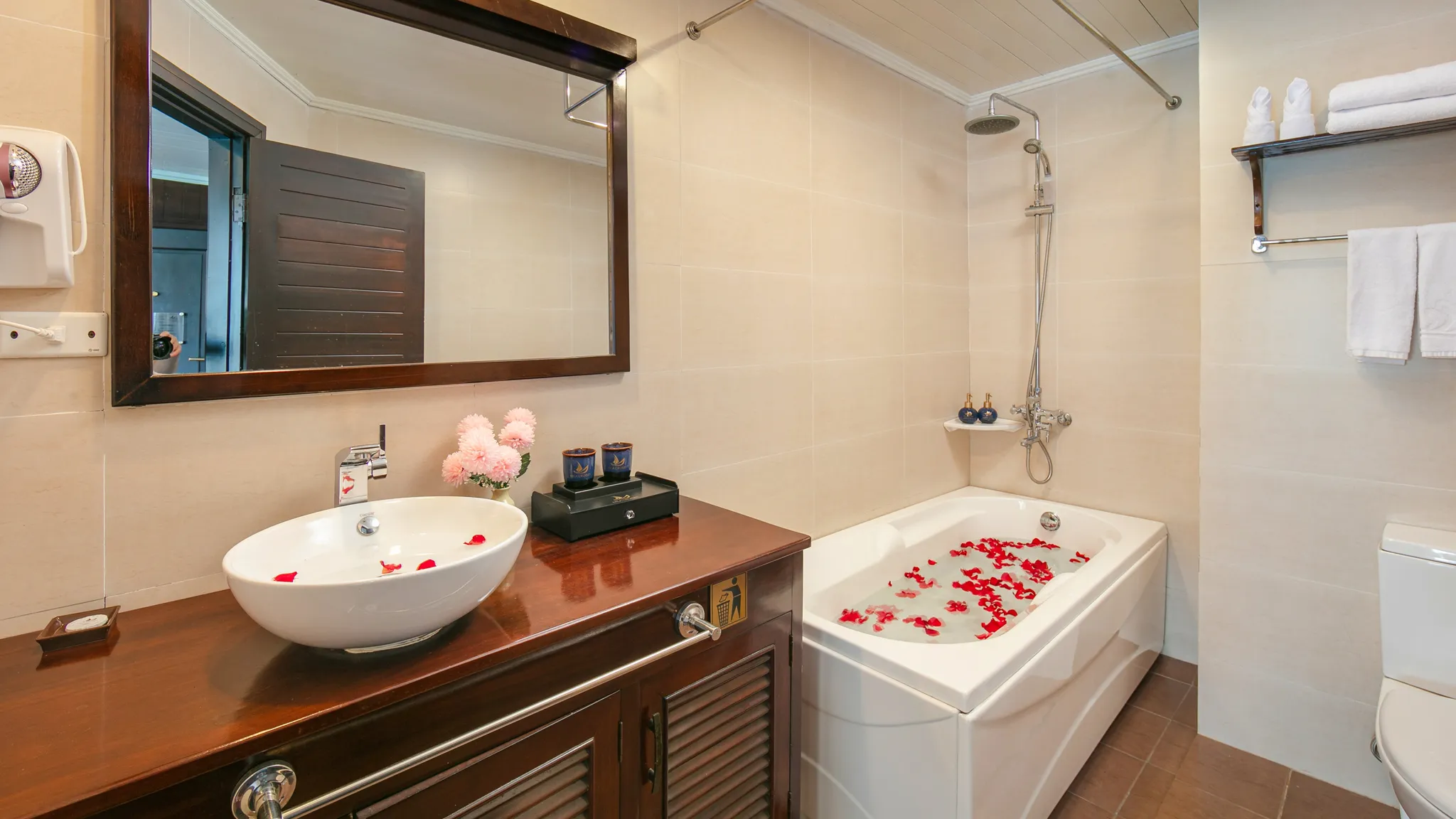 Well Equipped Bathroom Amenities