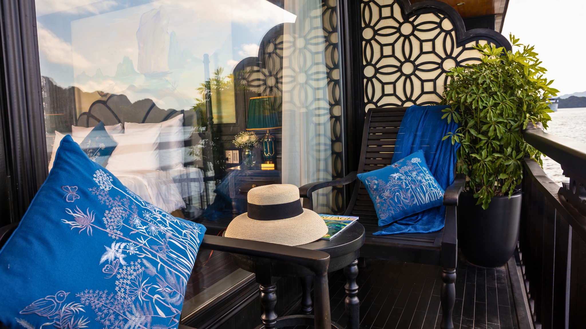 Private Balcony Seating Area