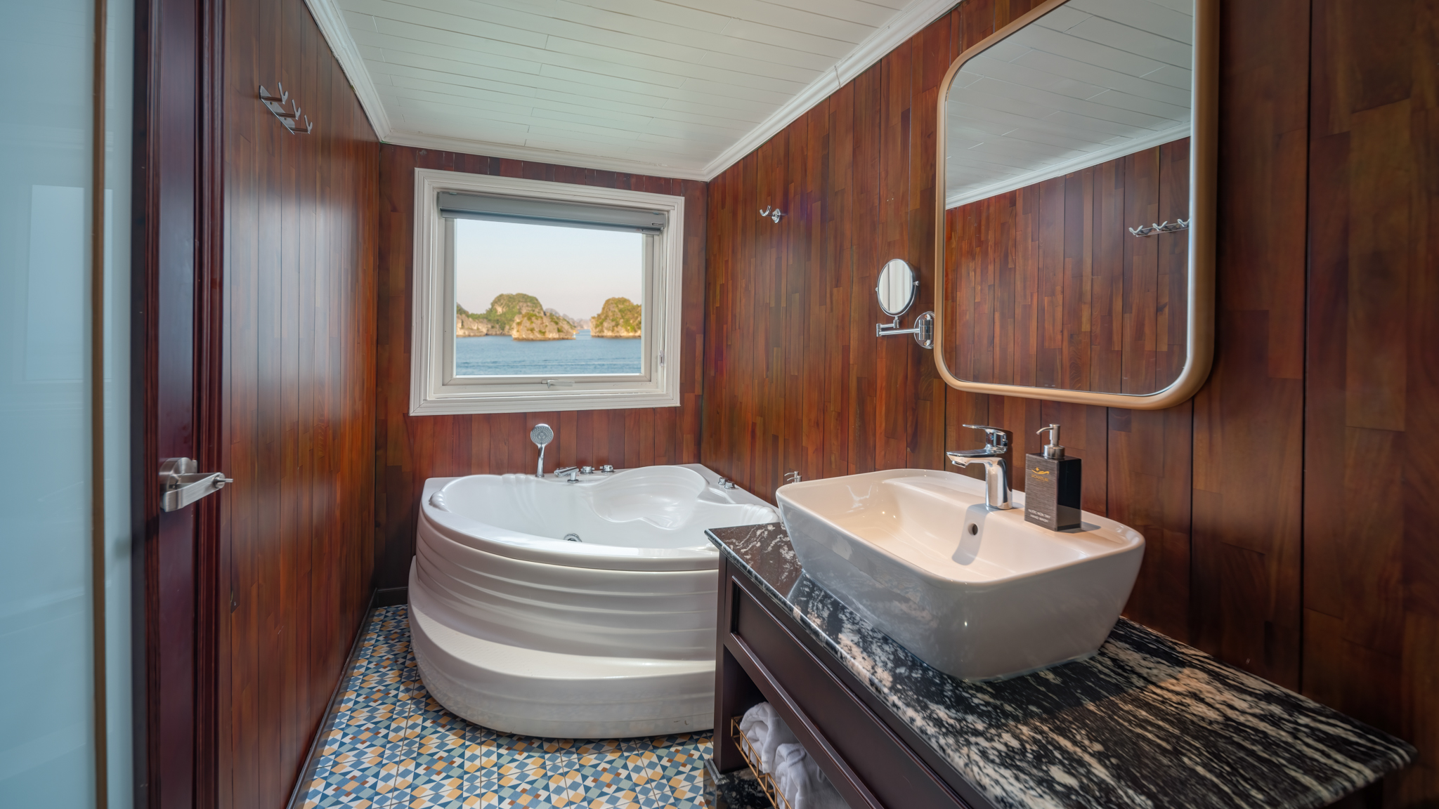 Relax in the Jacuzzi Tub