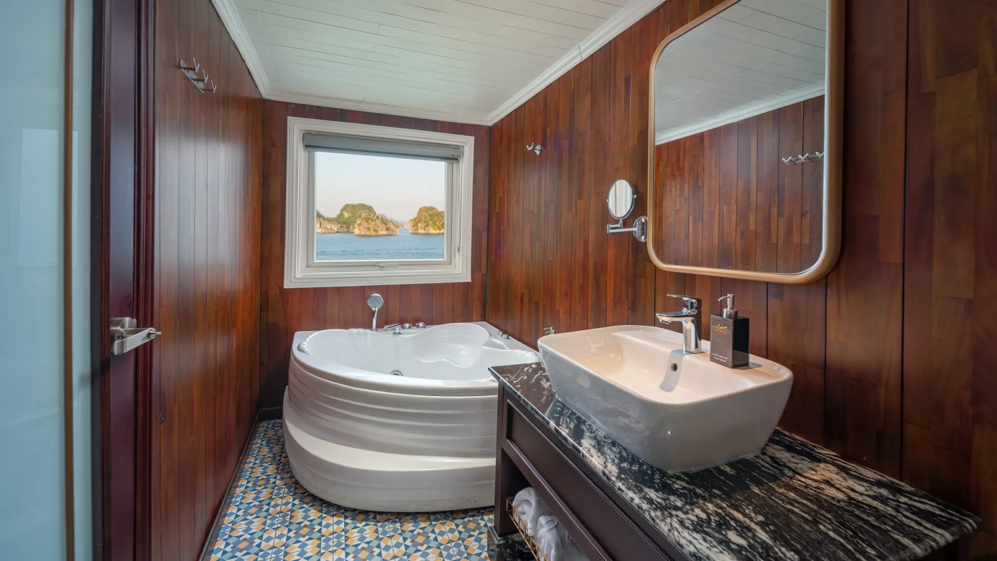 Relax in the Jacuzzi Tub