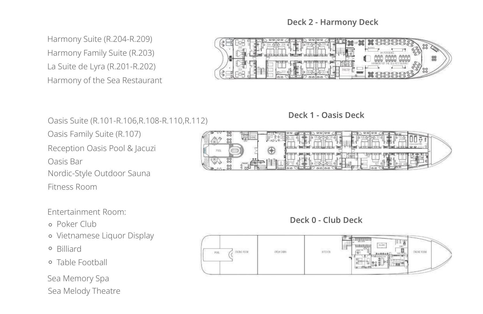 Lyra Grandeur Deck Plan 1