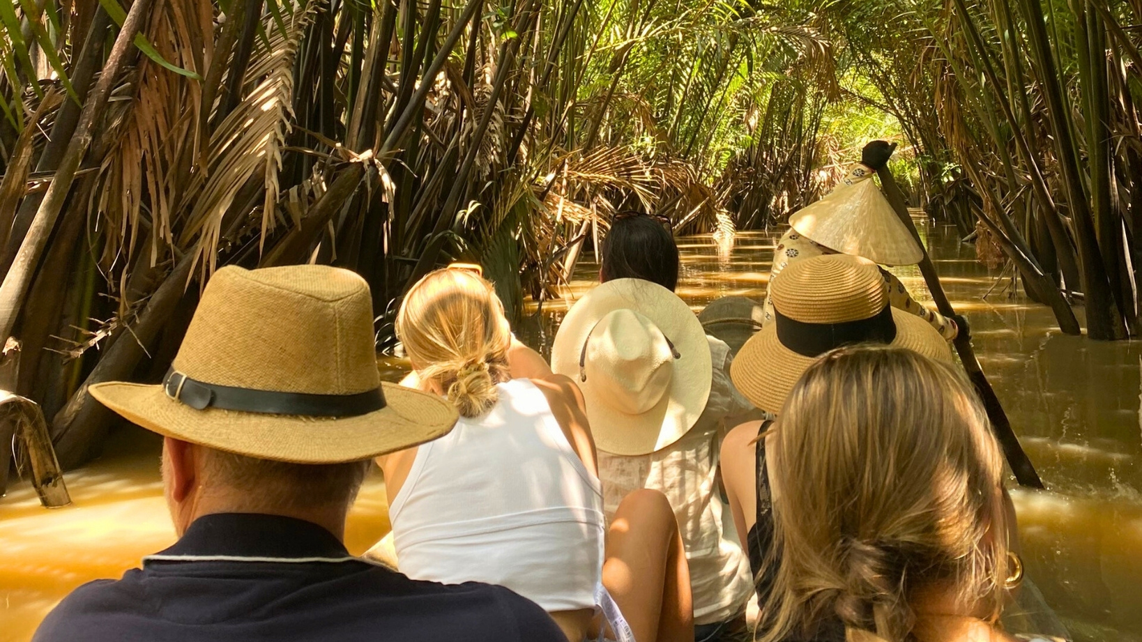Take a rowing boat trip