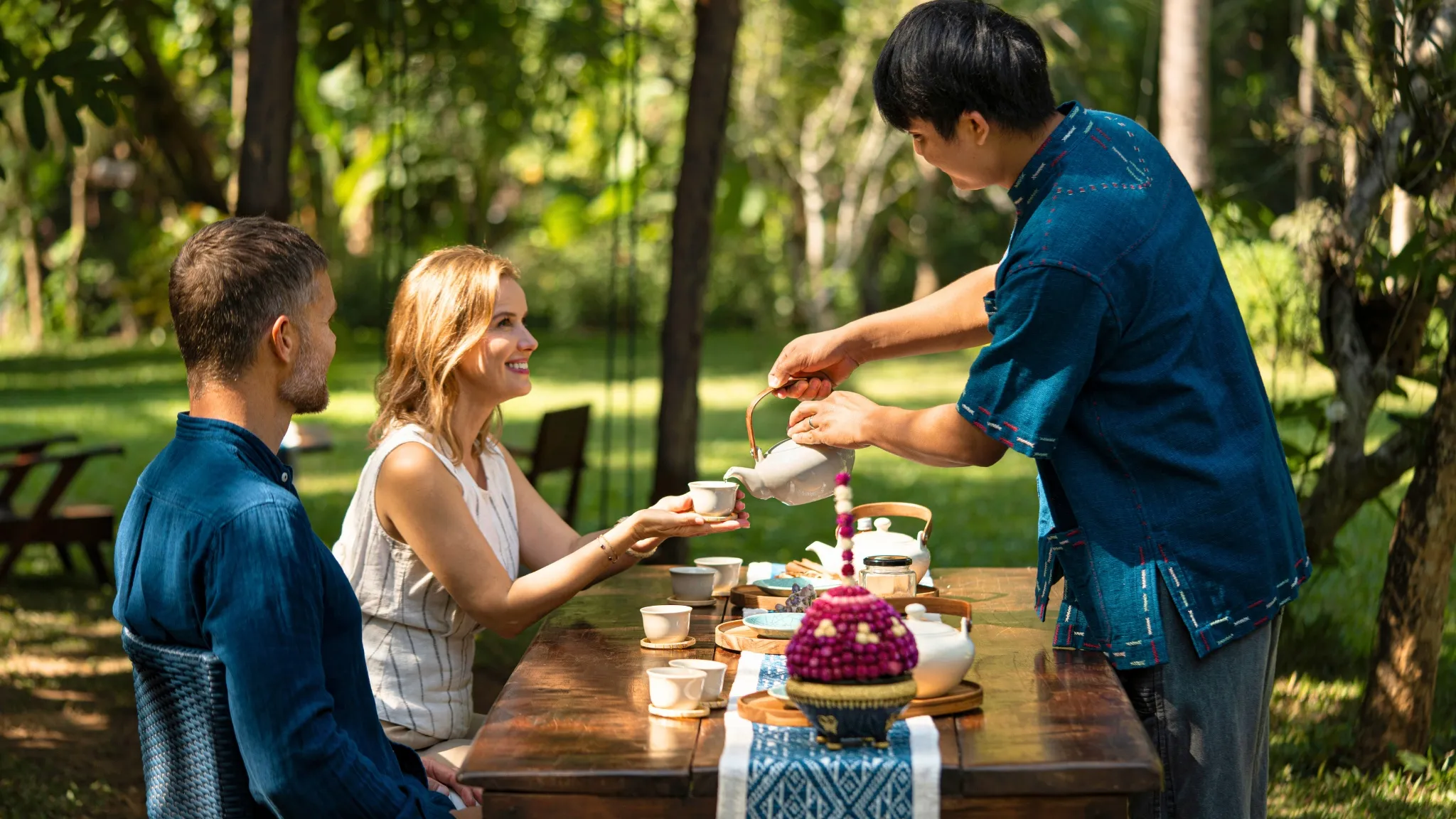 Join a tea ceremony