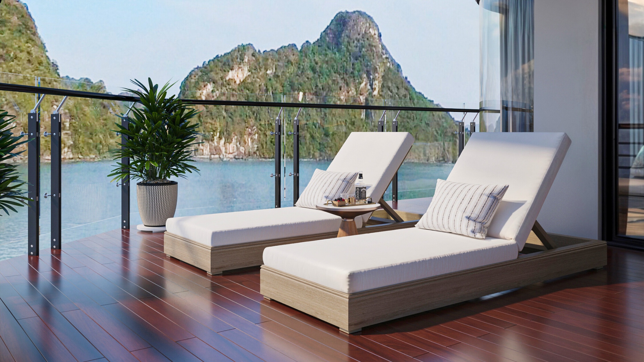 Large Terrace for Sunbathing