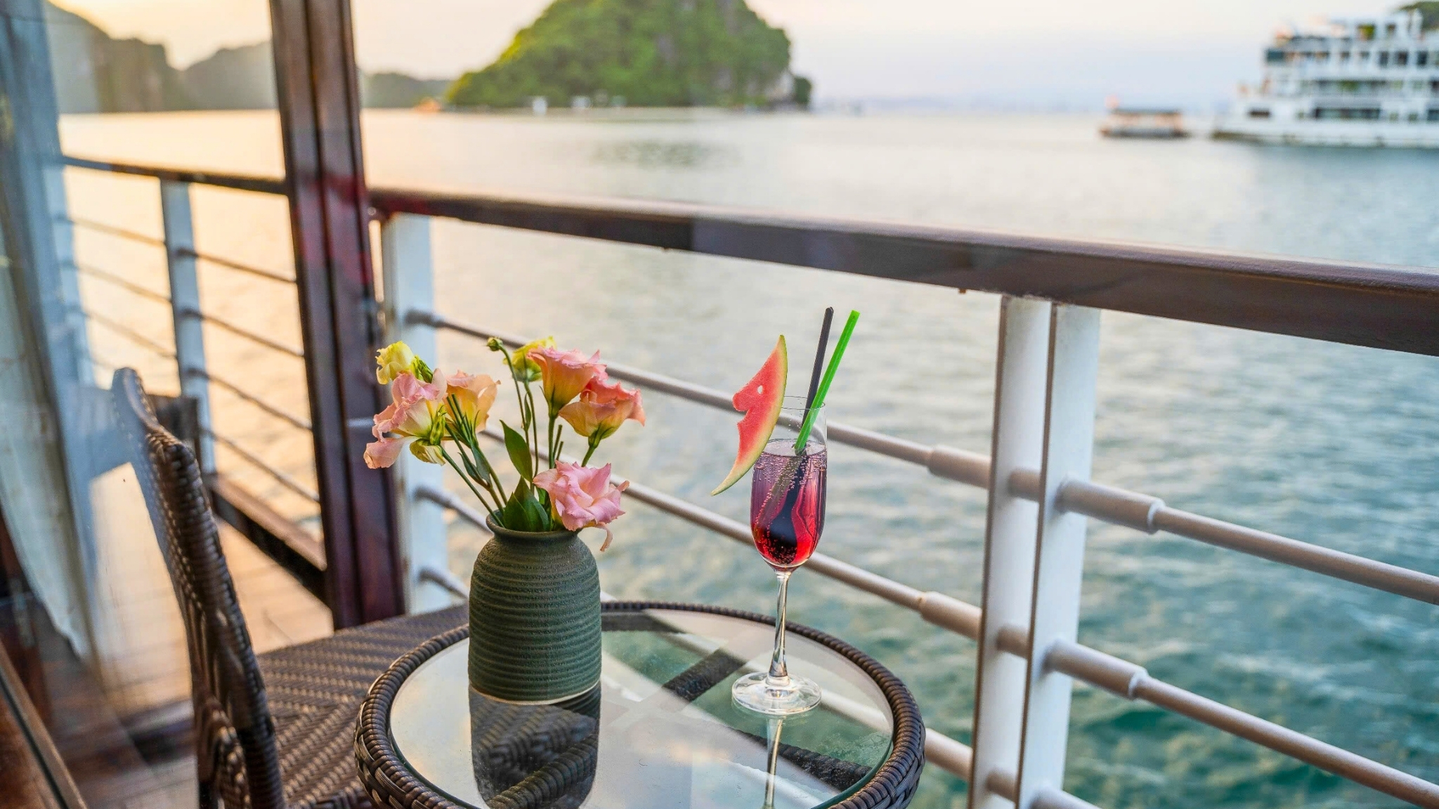 Sunlit Private Balcony