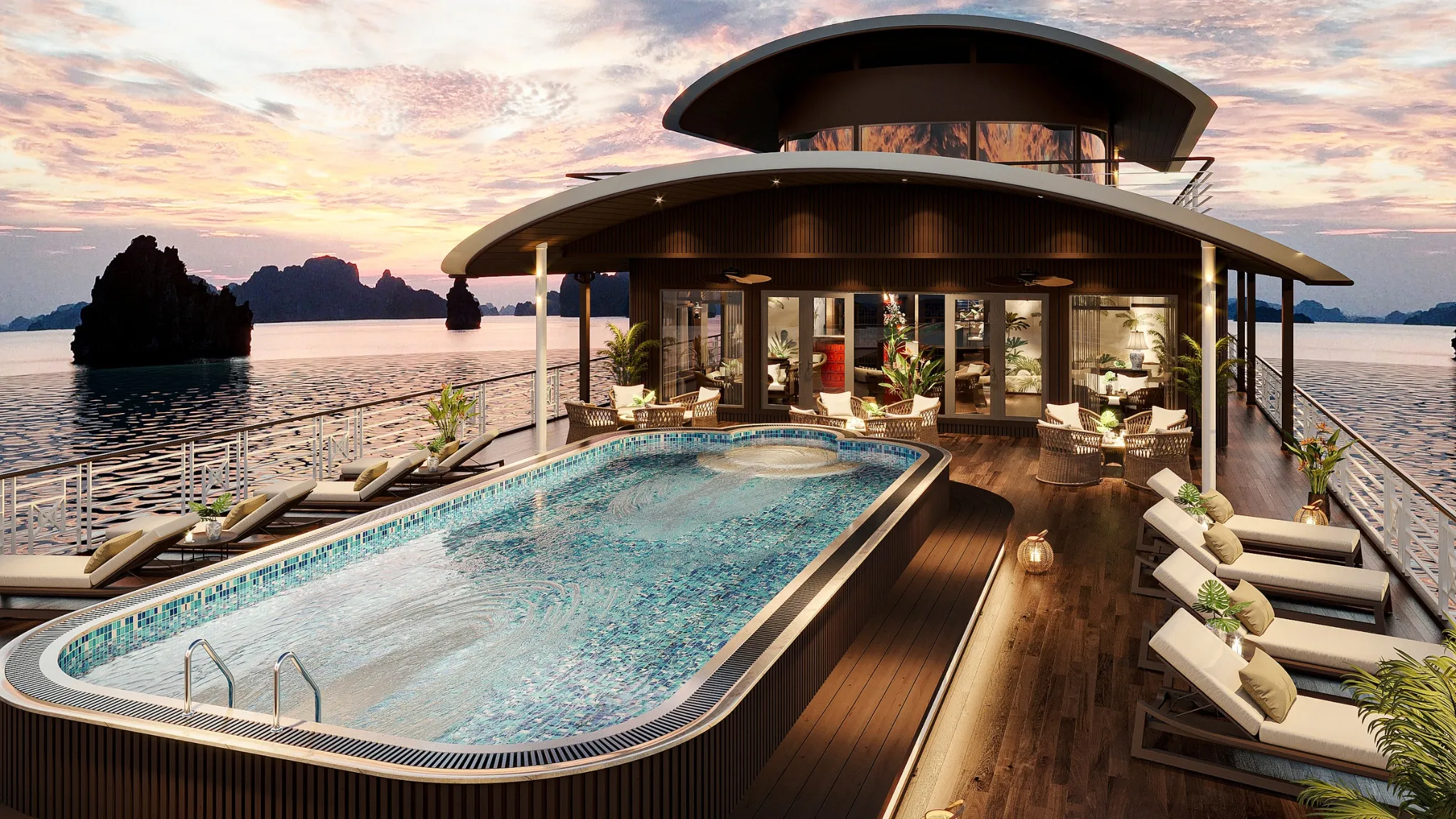 Nostalgia Sails Halong Bay