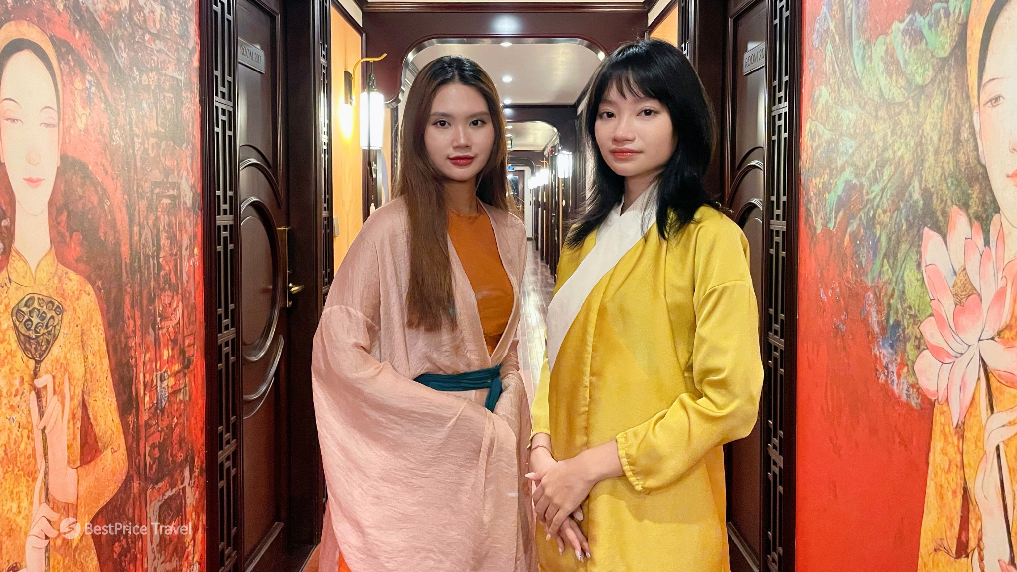 Take photos with traditional Vietnamese costumes