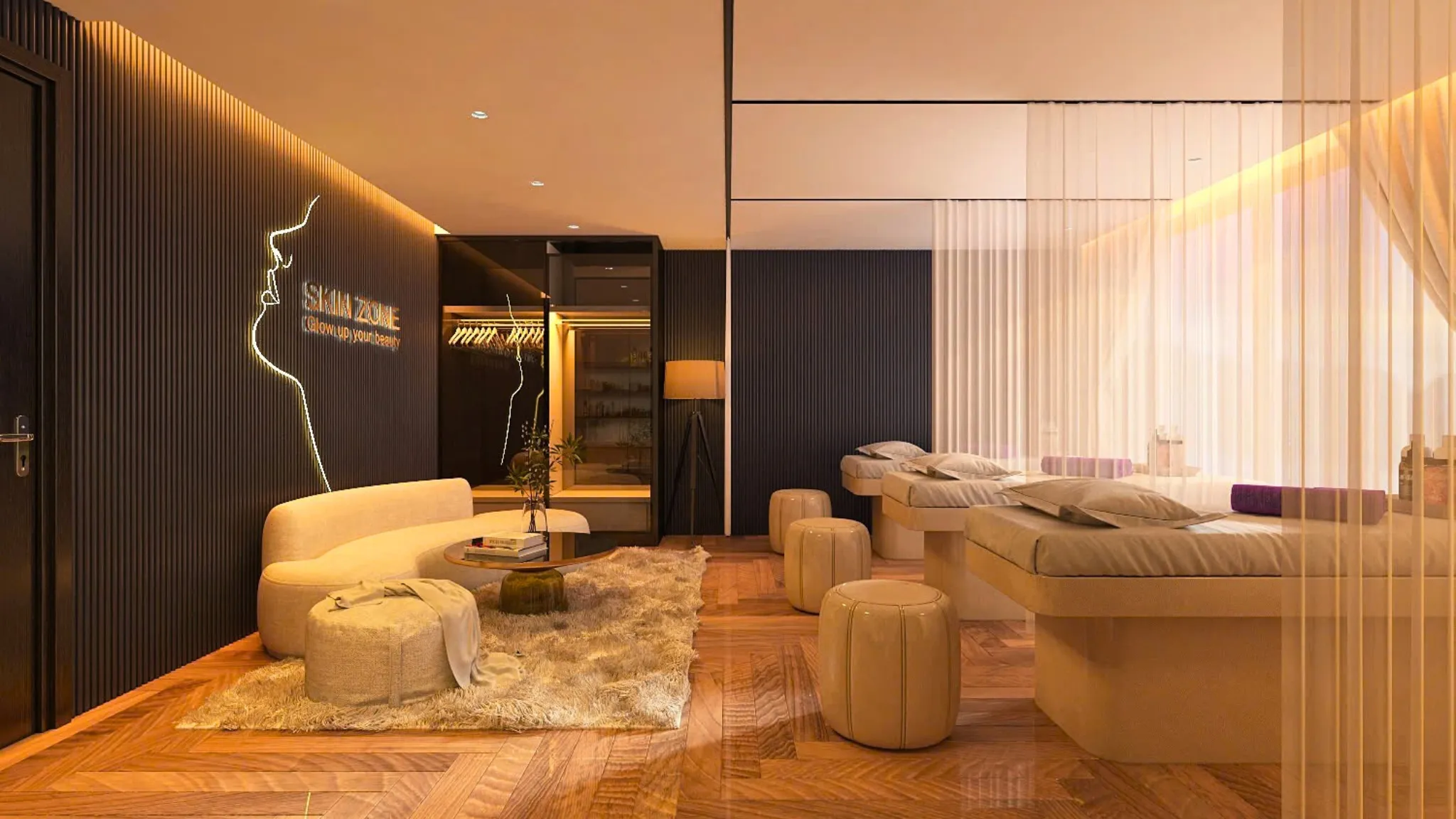 Serene Spa Room